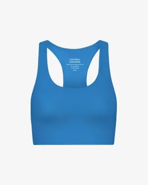 Active Cropped Bra - Pacific Blue