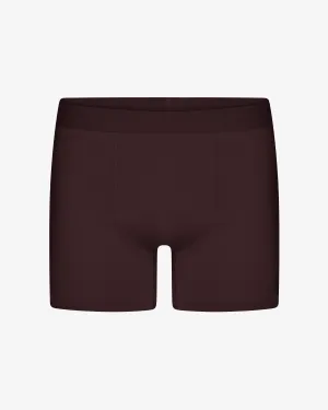 Classic Organic Boxer Briefs - Oxblood Red