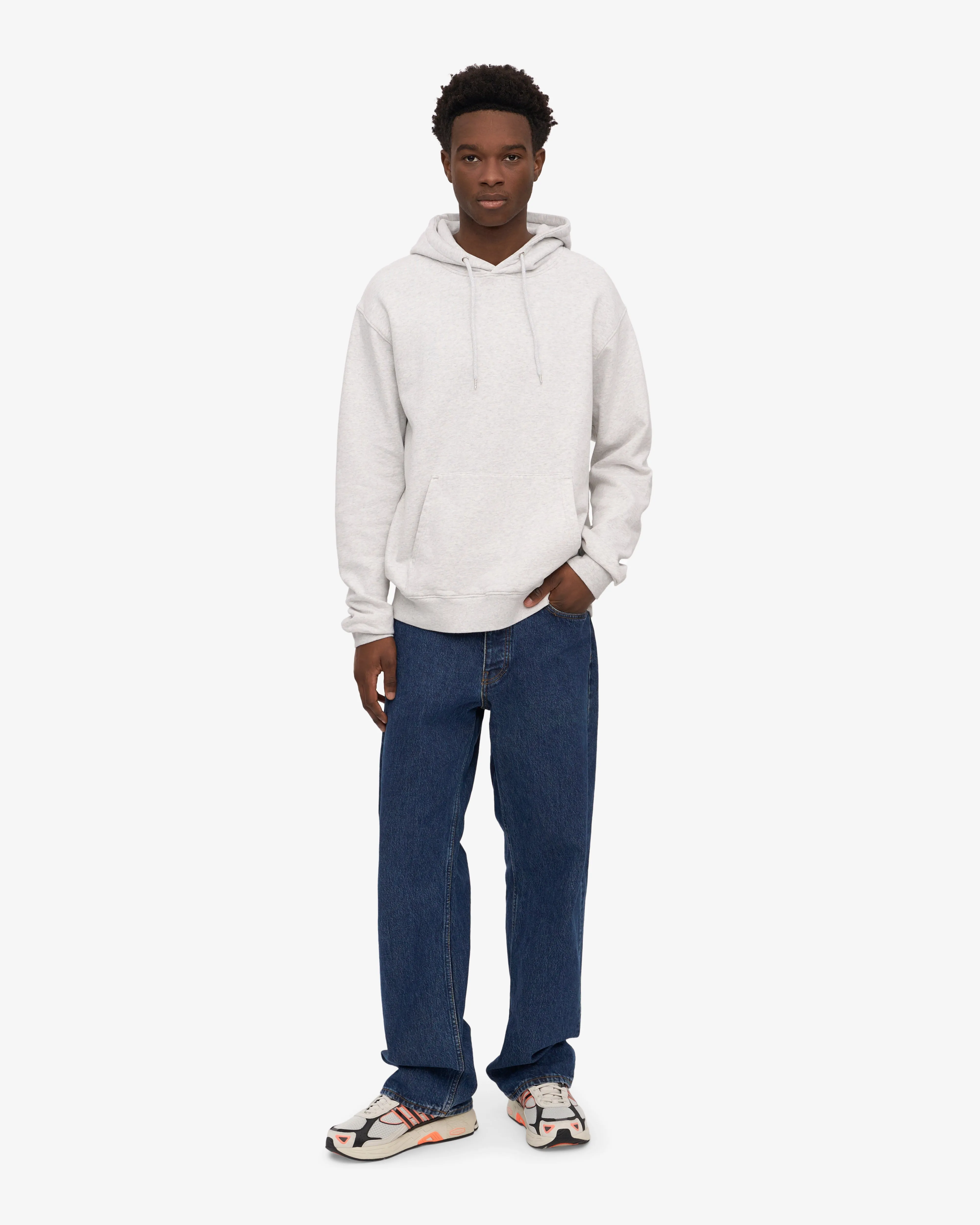 Classic Organic Hood - Snow Melange