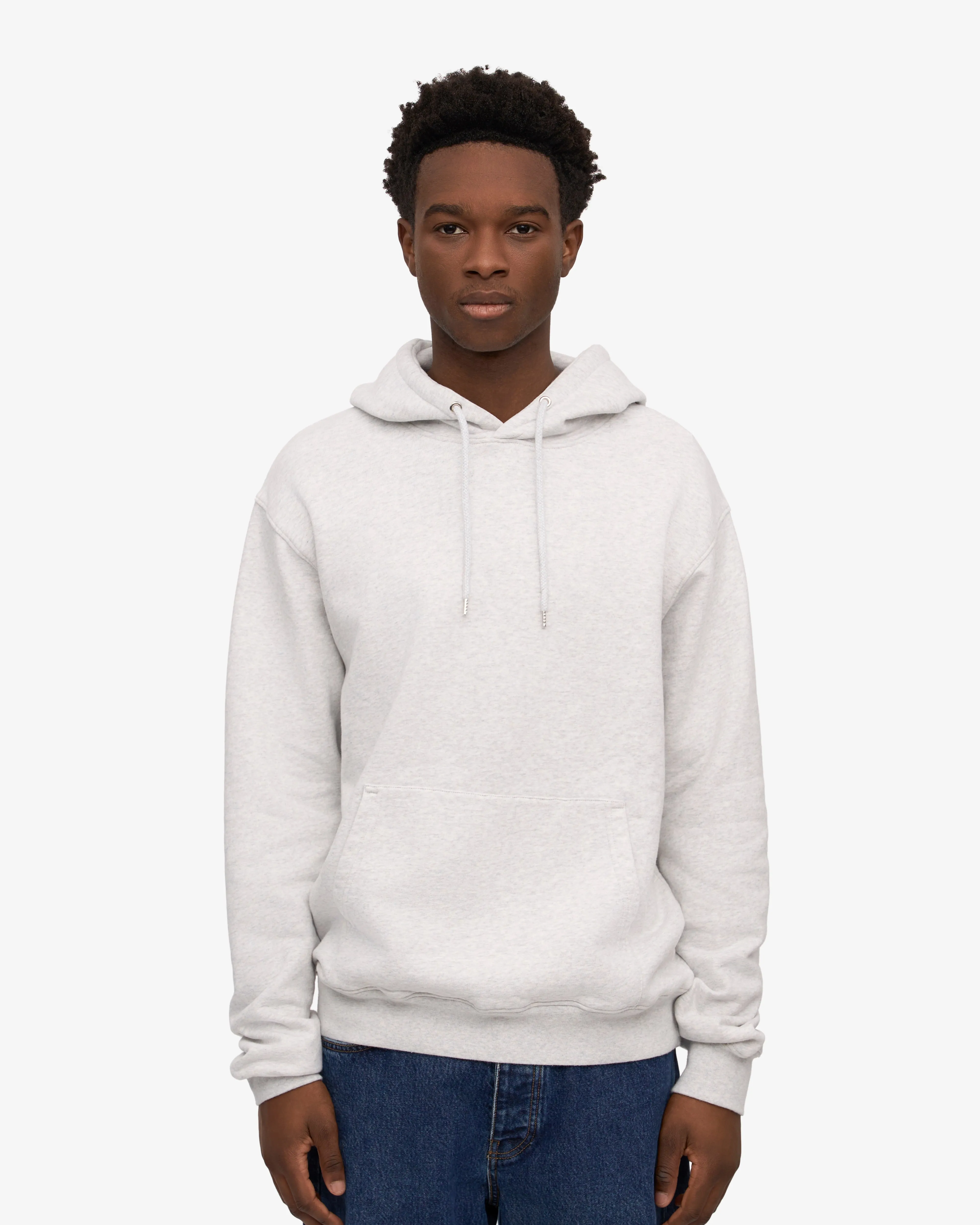 Classic Organic Hood - Snow Melange