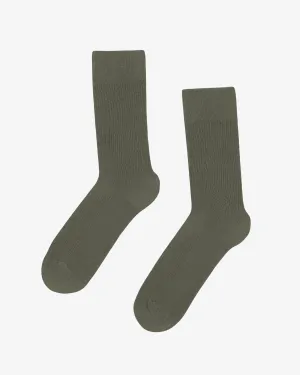 Classic Organic Sock - Dusty Olive