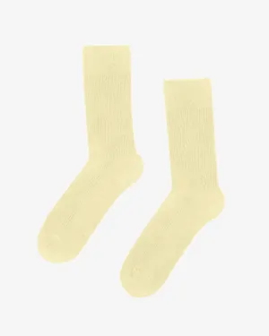 Classic Organic Sock - Soft Yellow