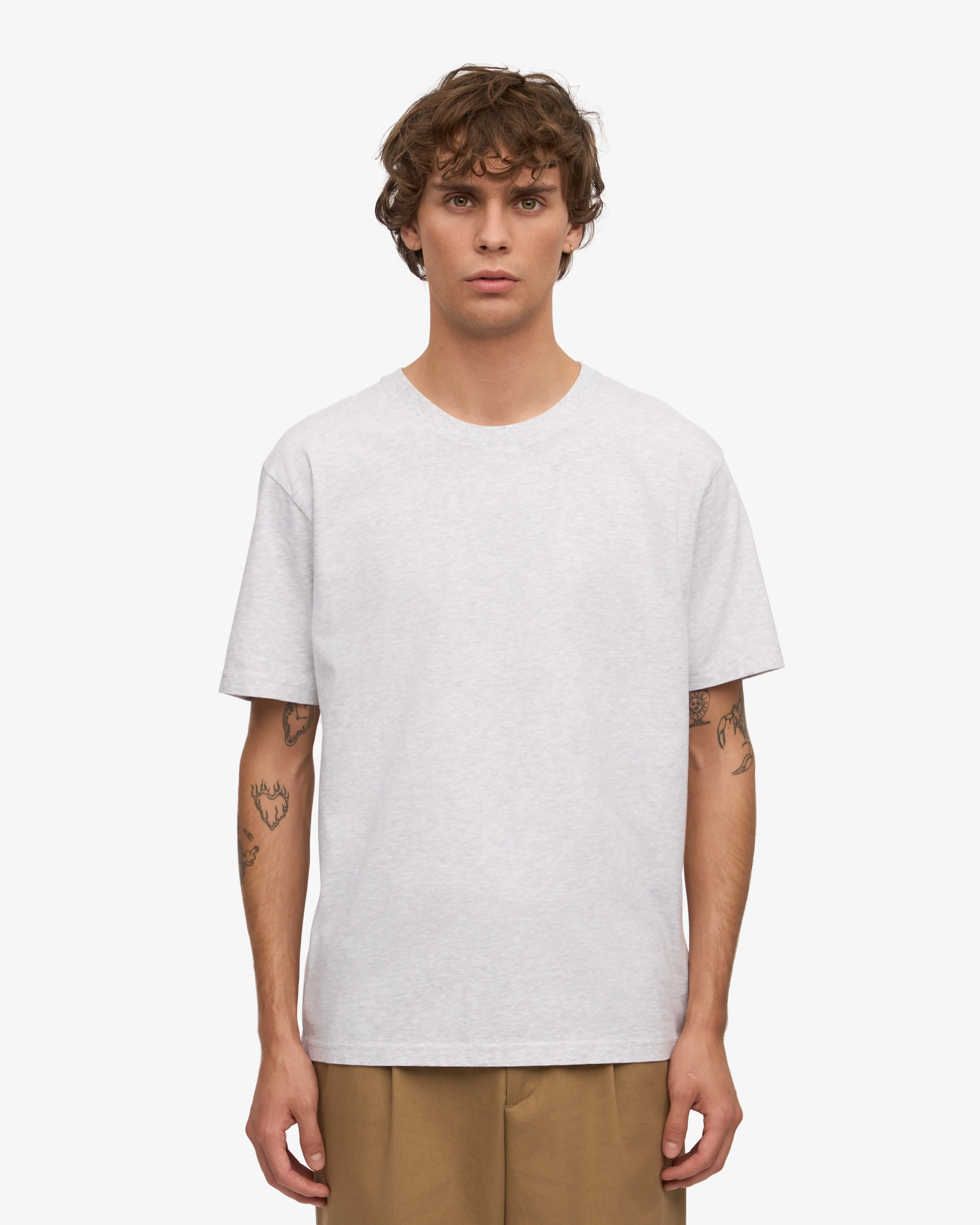 Classic Organic Tee - Snow Melange