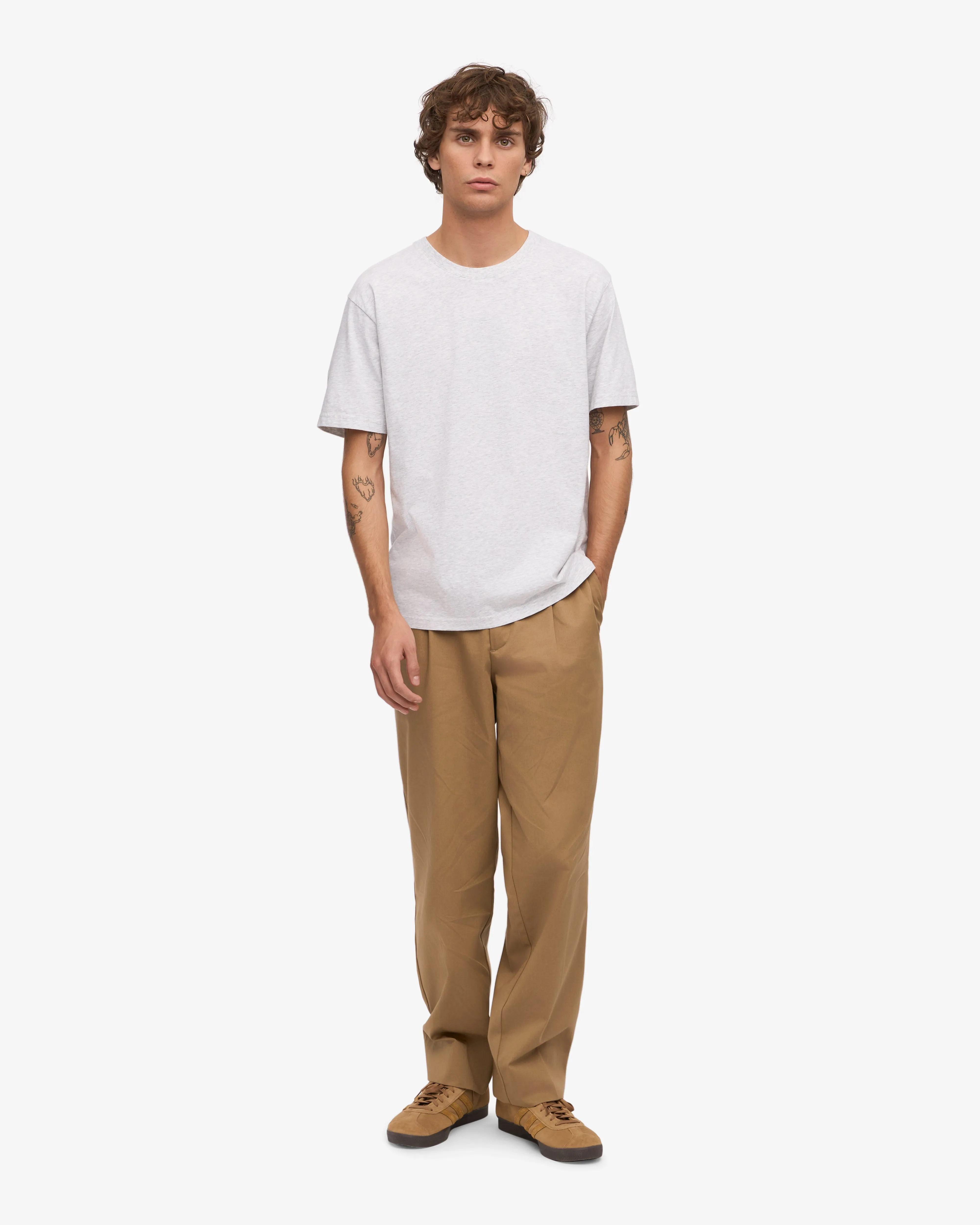 Classic Organic Tee - Snow Melange