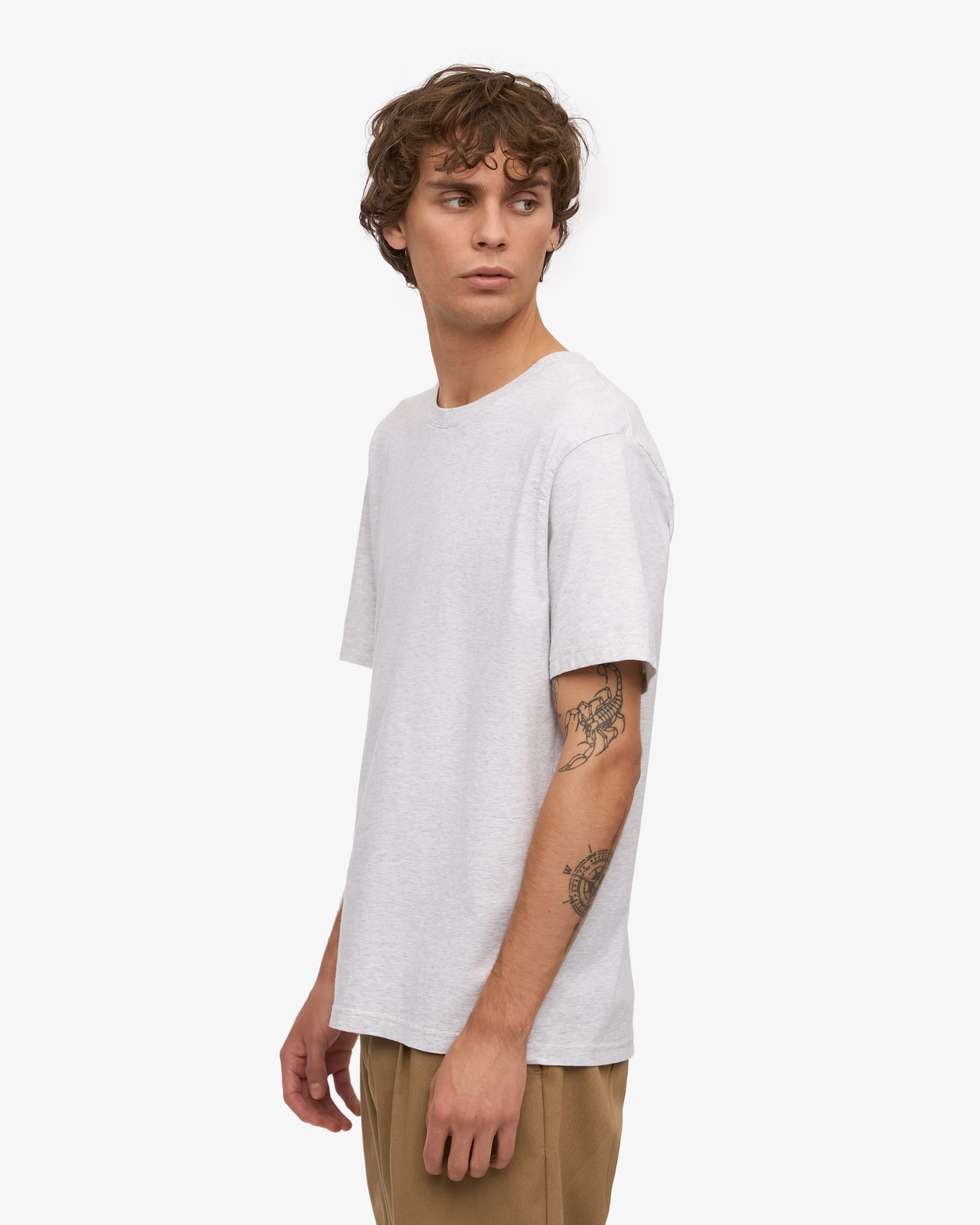 Classic Organic Tee - Snow Melange