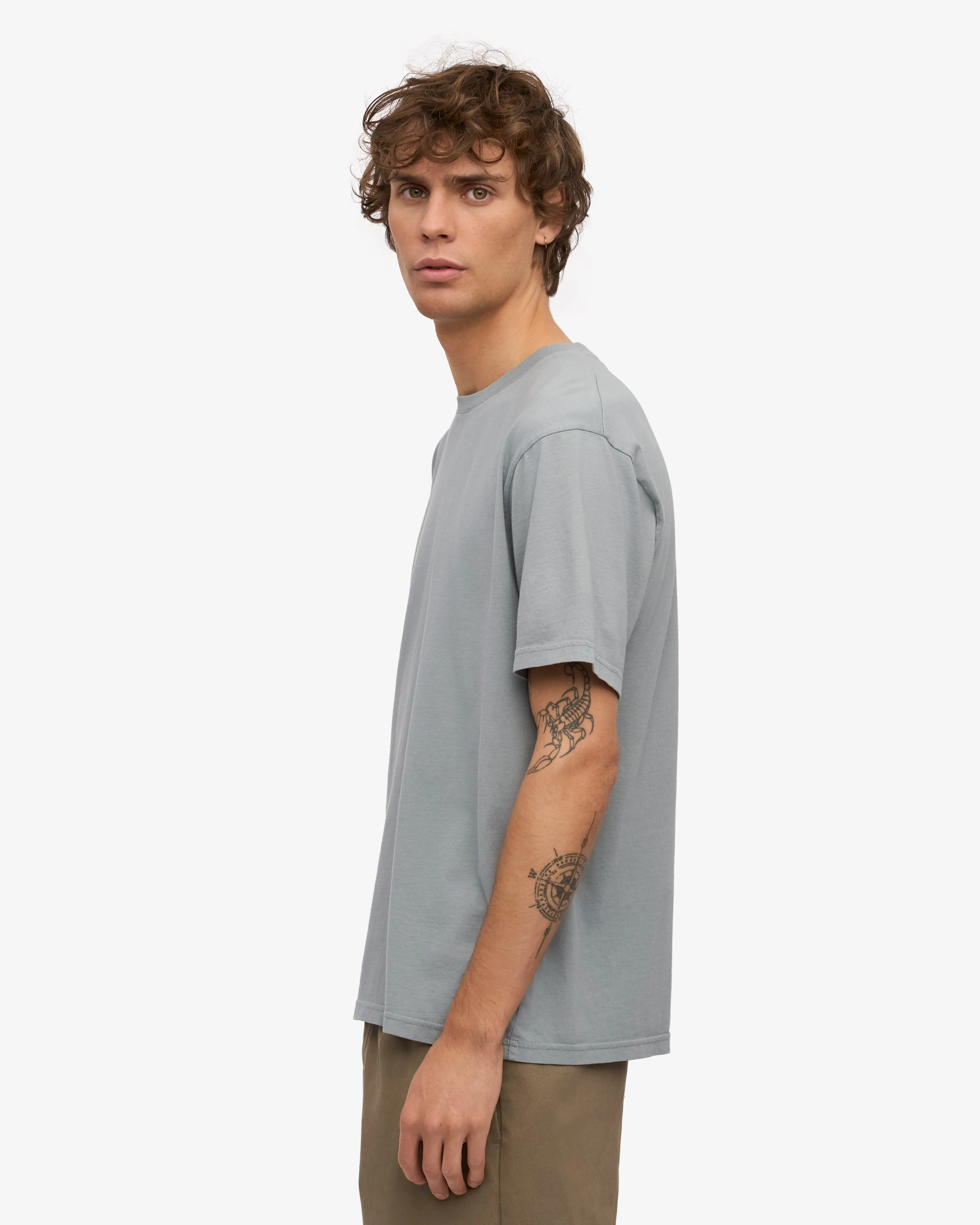 Classic Organic Tee - Steel Blue