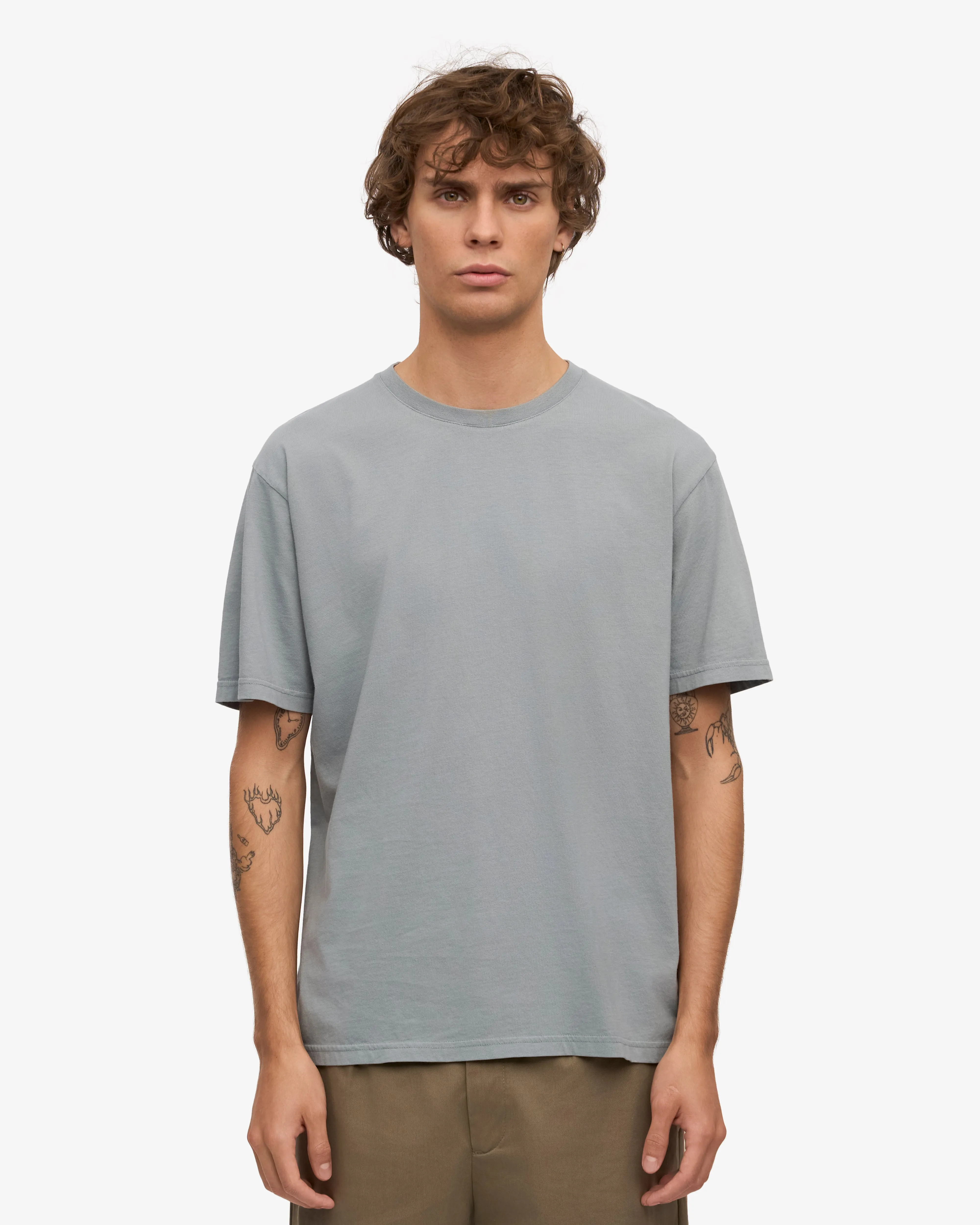 Classic Organic Tee - Steel Blue