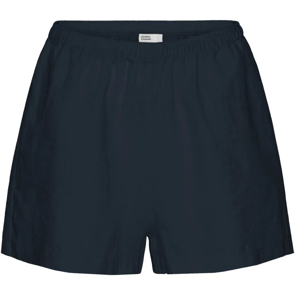 COLORFUL STANDARD - LINEN SHORTS - NAVY