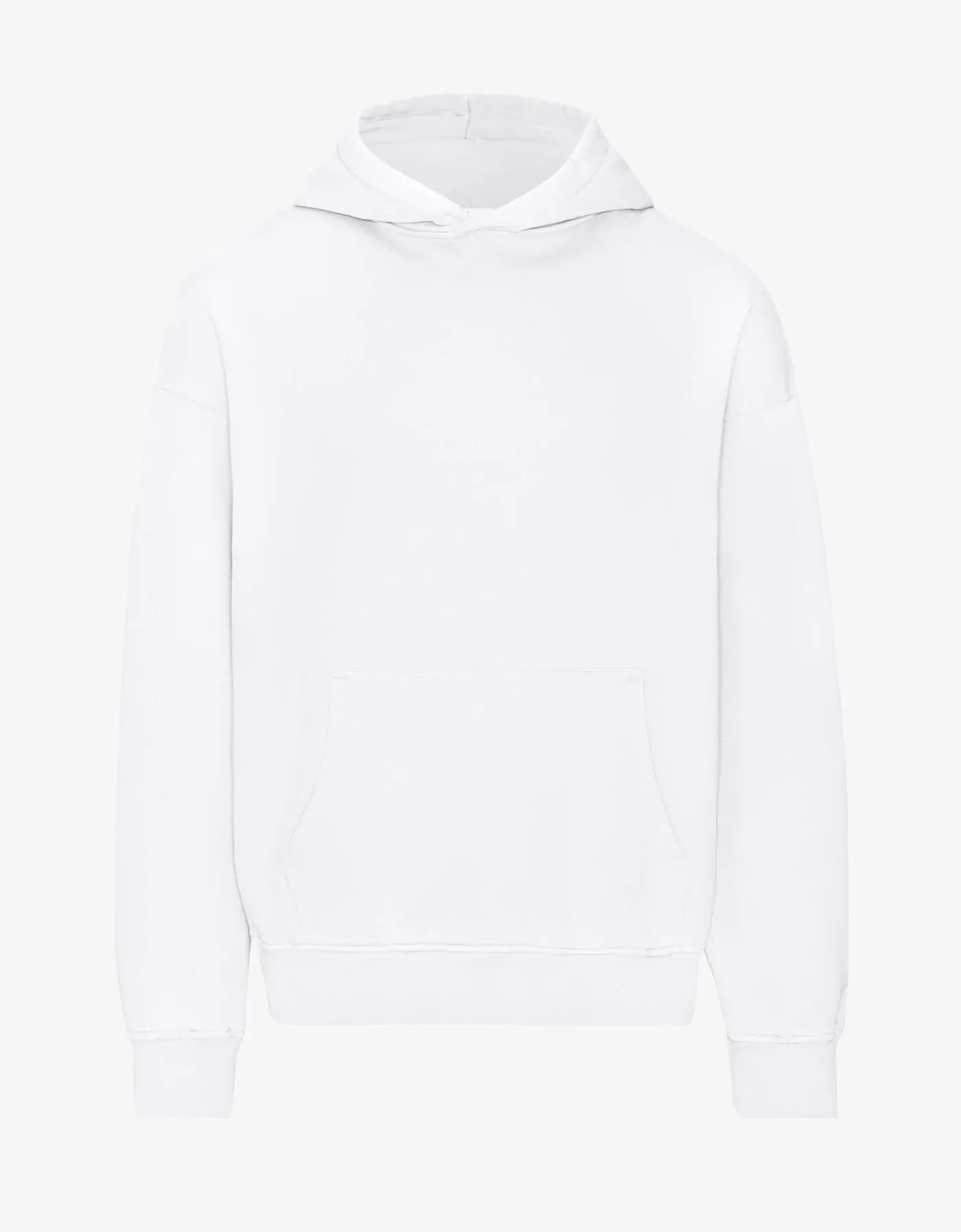 COLORFUL STANDARD - OVERSIZED HOODED COTTON FLEECE - OPTICAL WHITE