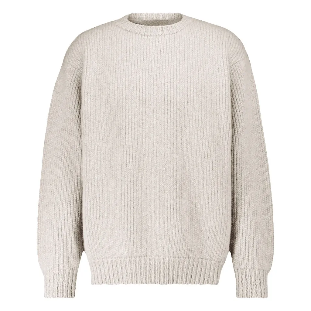 COLORFUL STANDARD - OVERSIZED MERINO WOOL CREW - IVORY WHITE
