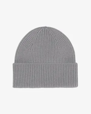 Merino Wool Beanie - Heather Grey