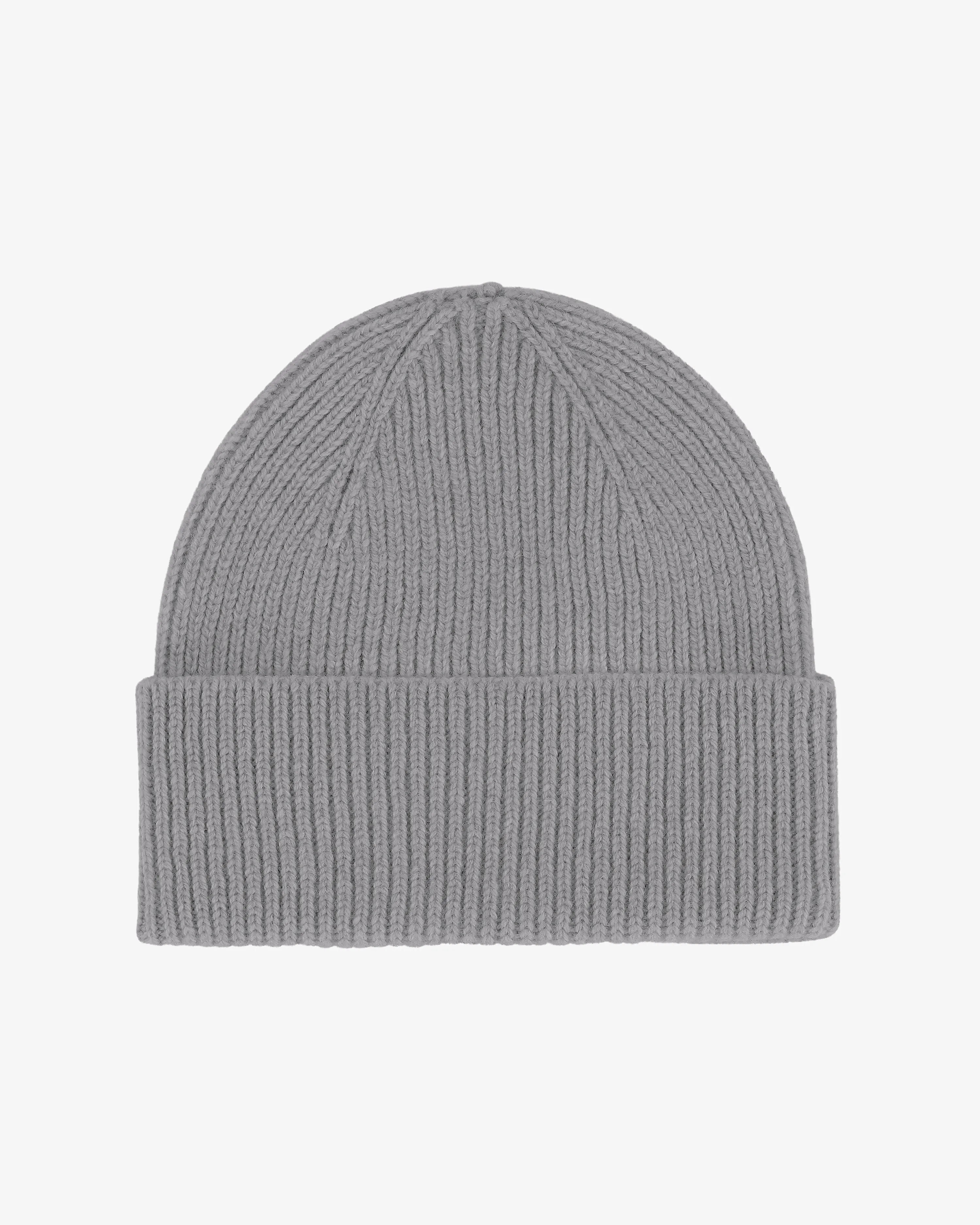 Merino Wool Beanie - Heather Grey