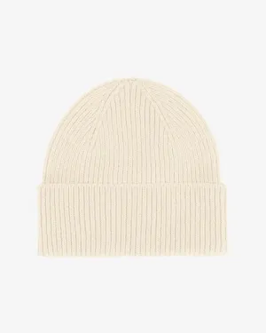 Merino Wool Beanie - Optical White