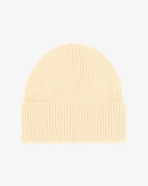Merino Wool Beanie - Soft Yellow