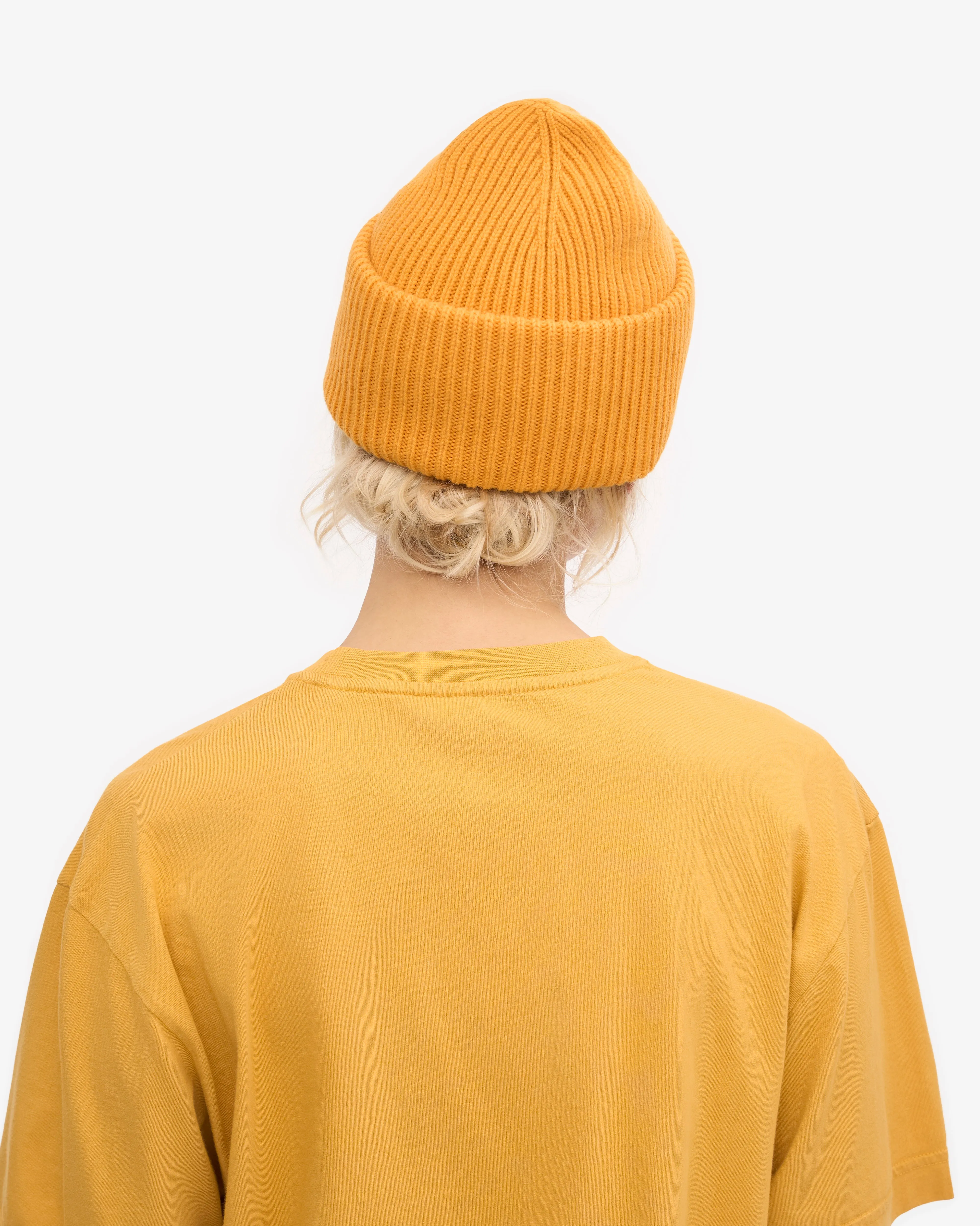 Merino Wool Hat - Burned Yellow