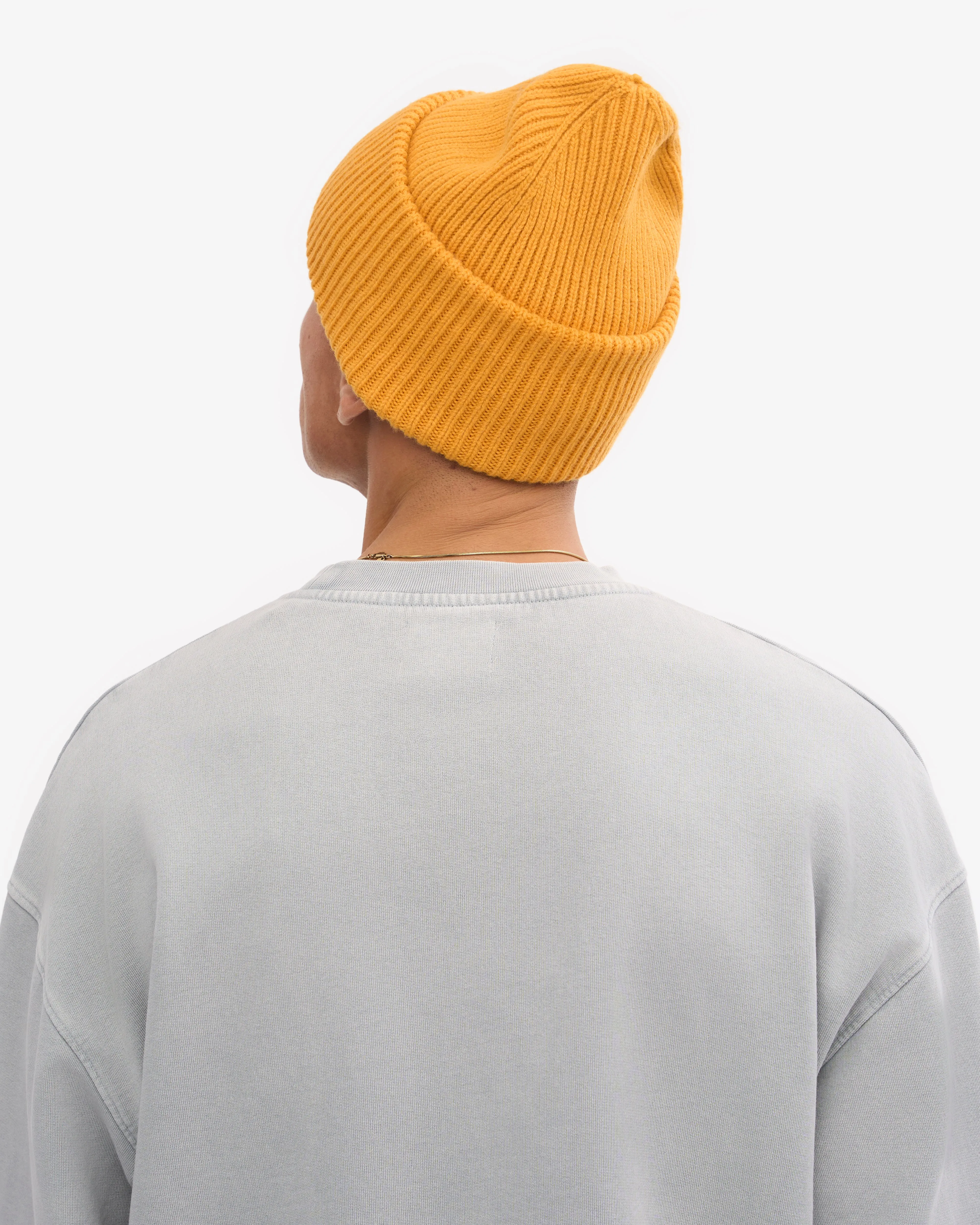 Merino Wool Hat - Burned Yellow