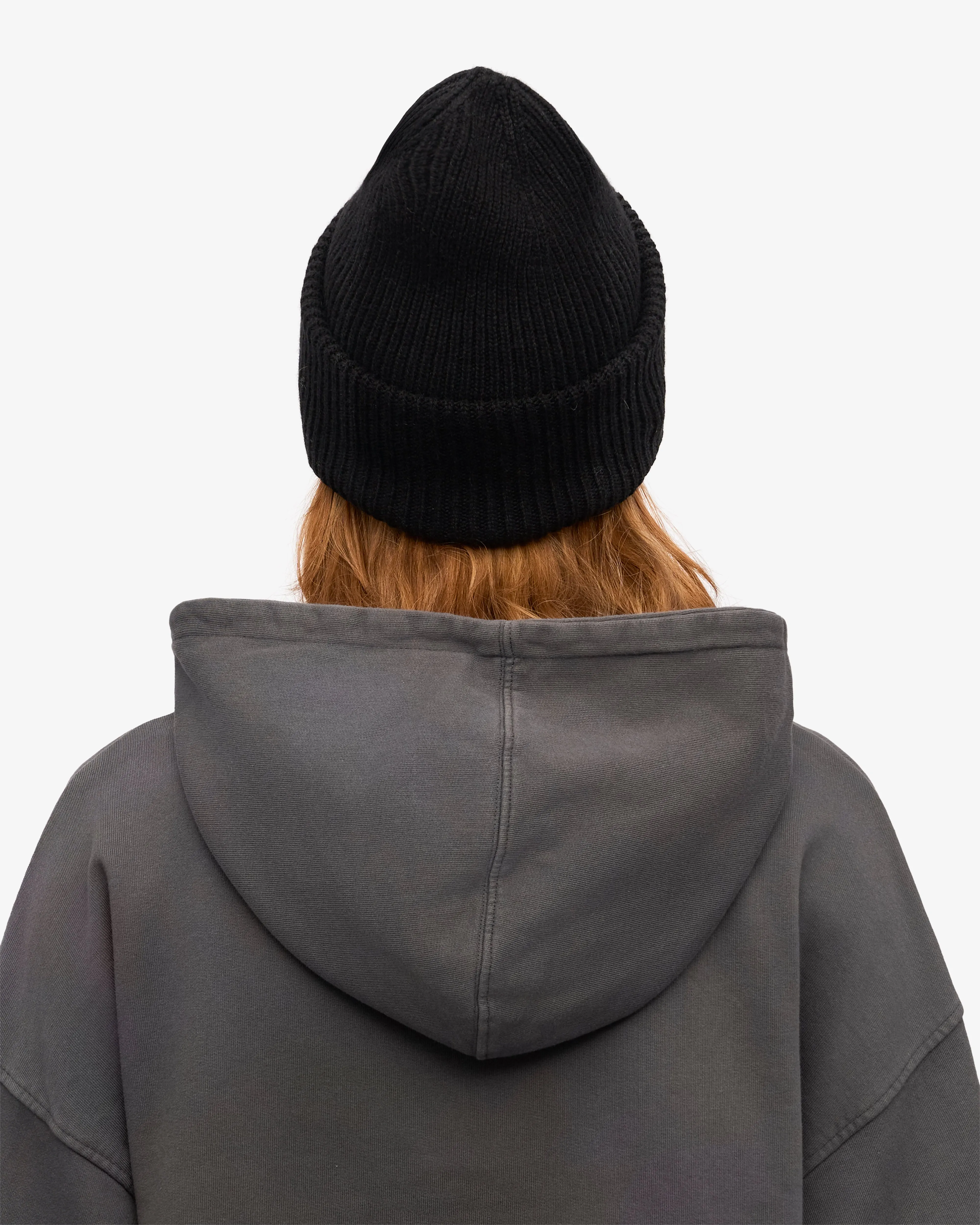 Merino Wool Hat - Deep Black
