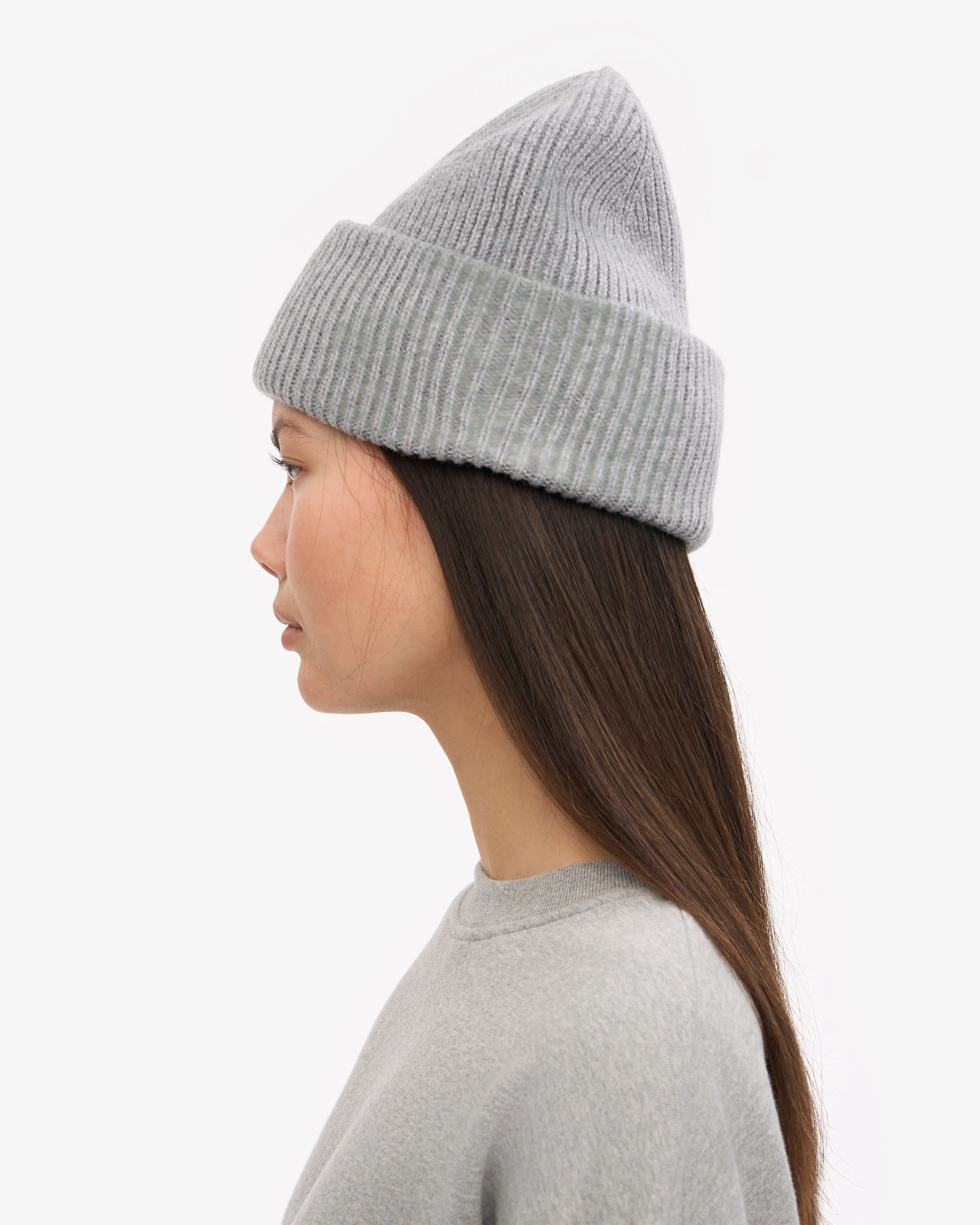 Merino Wool Hat - Heather Grey