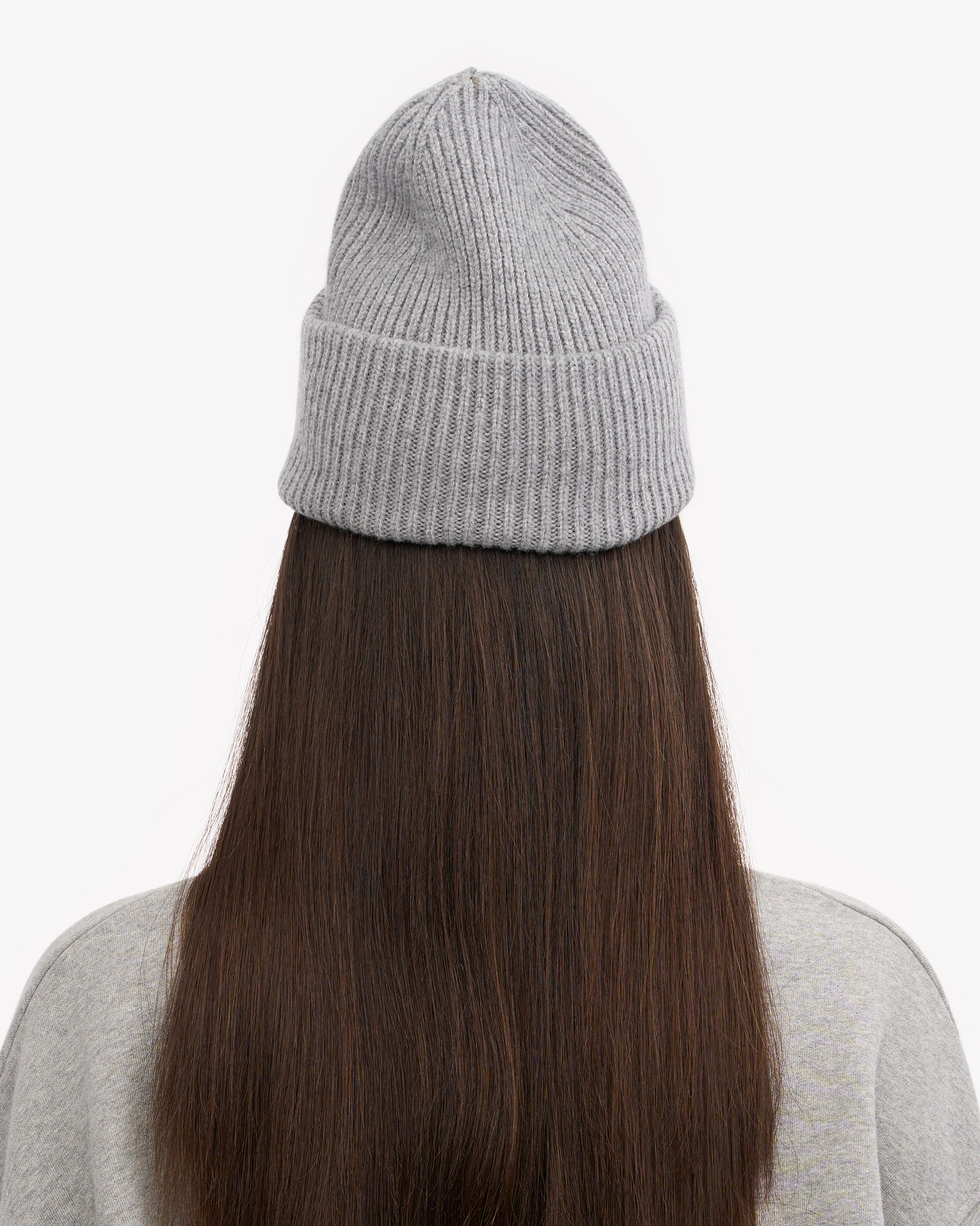 Merino Wool Hat - Heather Grey