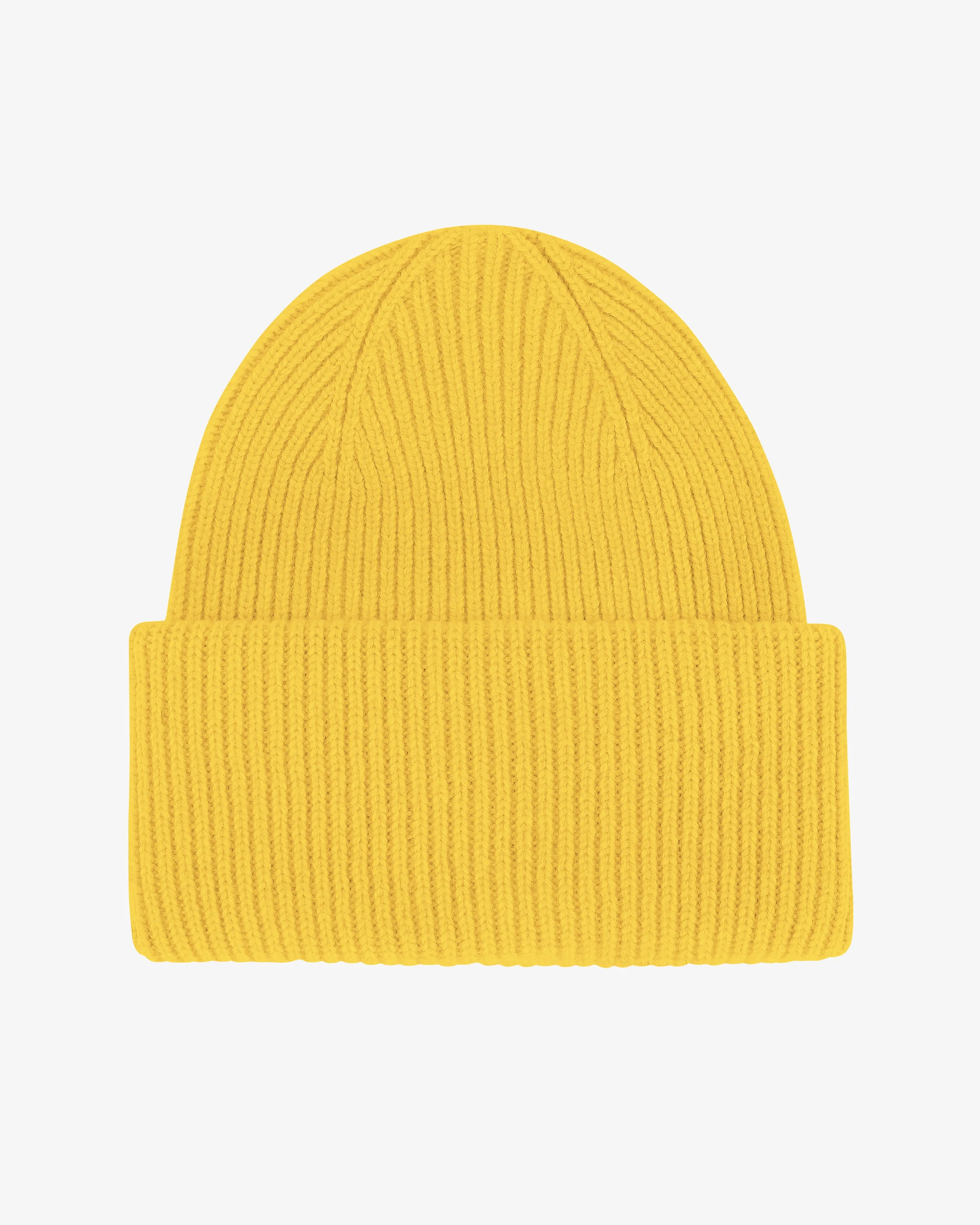 Merino Wool Hat - Lemon Yellow