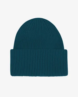 Merino Wool Hat - Ocean Green