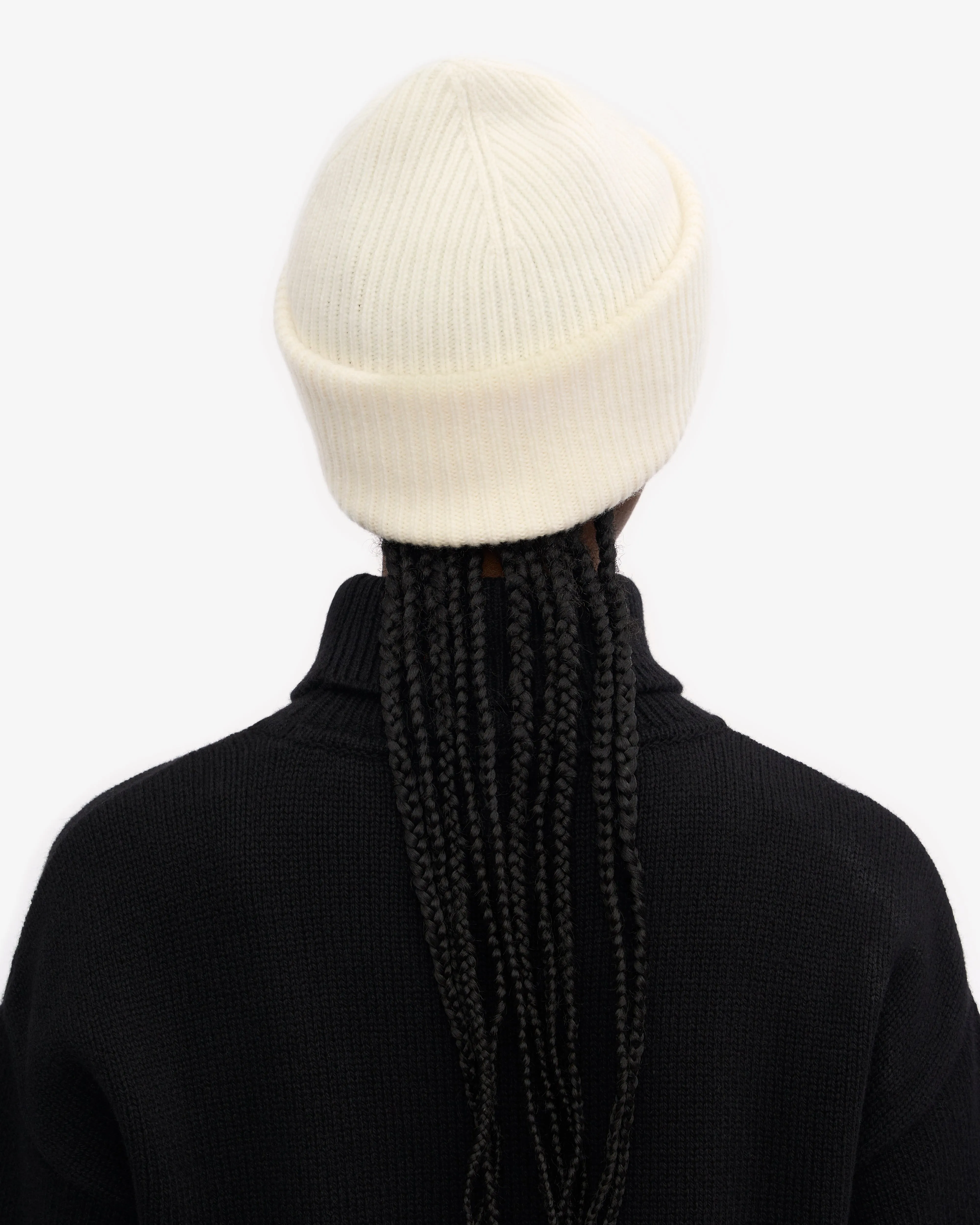 Merino Wool Hat - Optical White