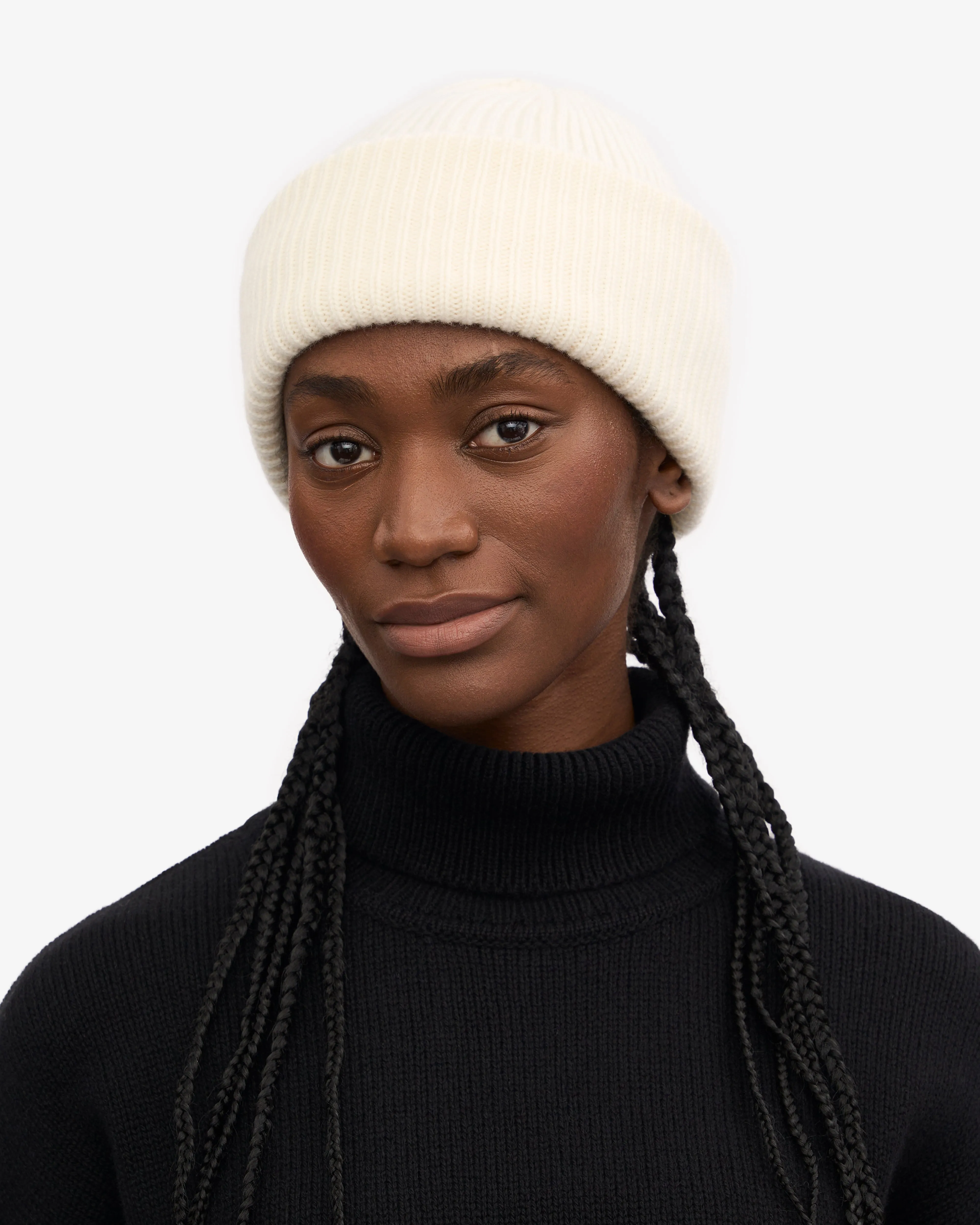Merino Wool Hat - Optical White