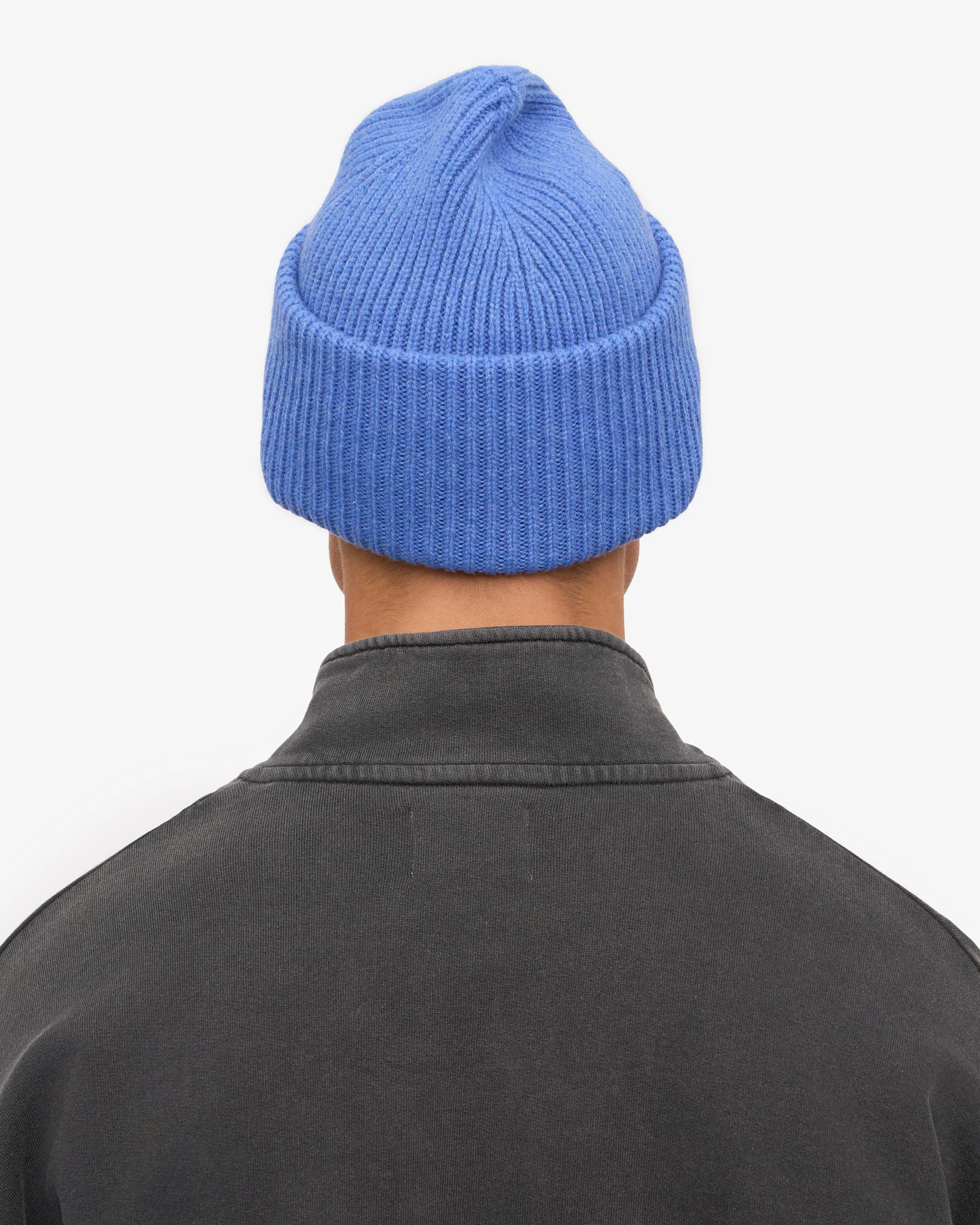 Merino Wool Hat - Pacific Blue