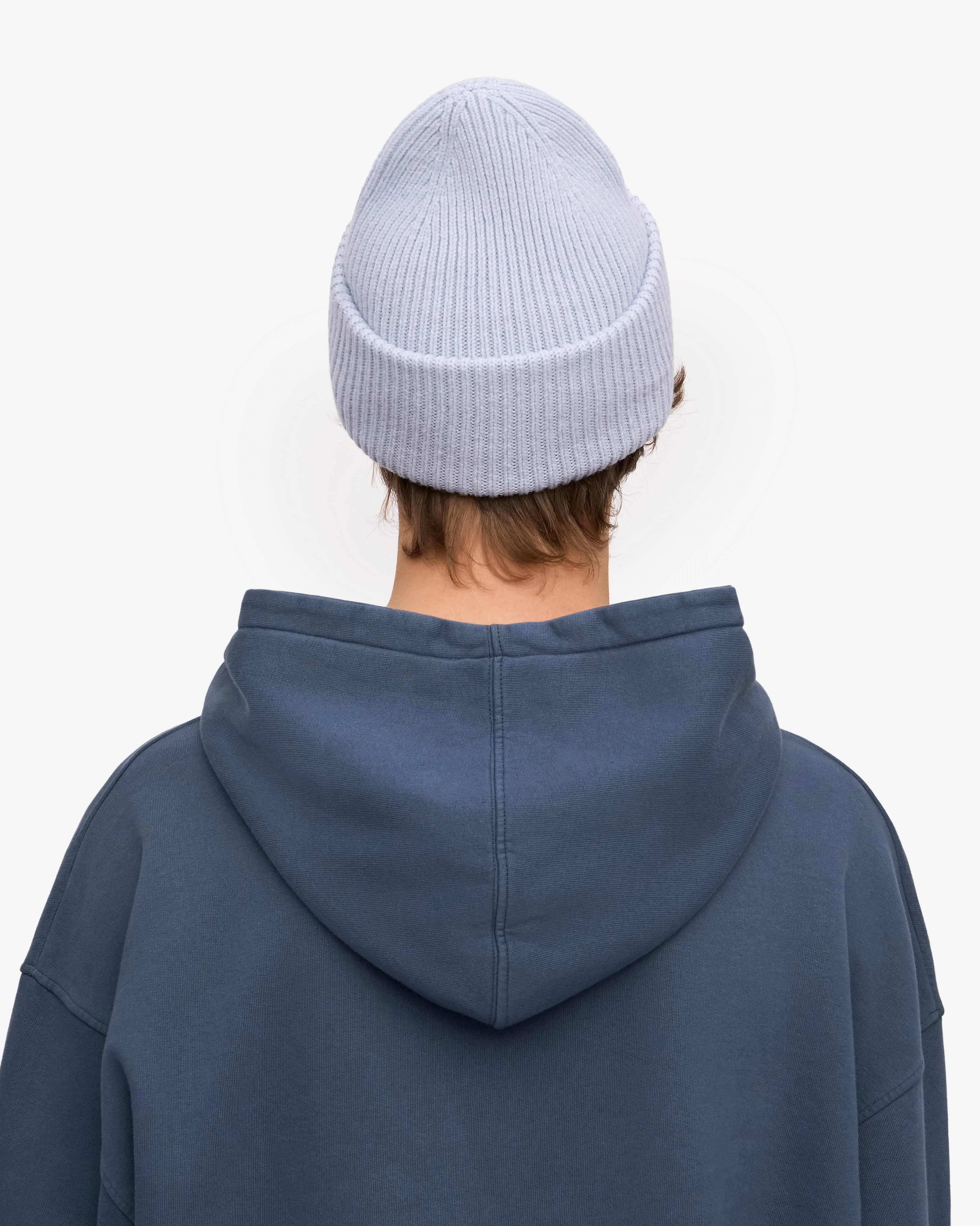 Merino Wool Hat - Polar Blue