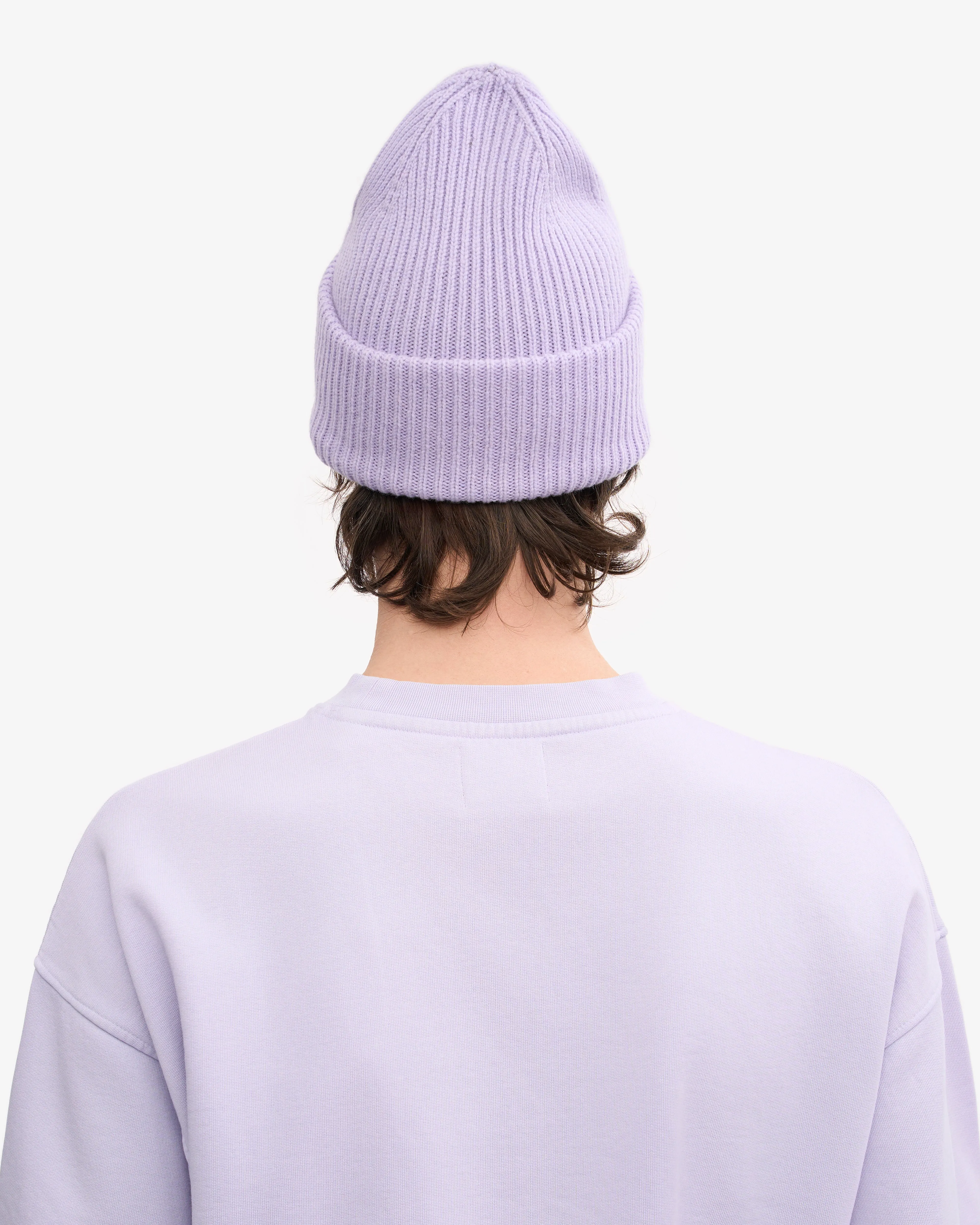 Merino Wool Hat - Soft Lavender