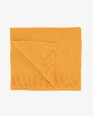 Merino Wool Scarf - Burned Yellow