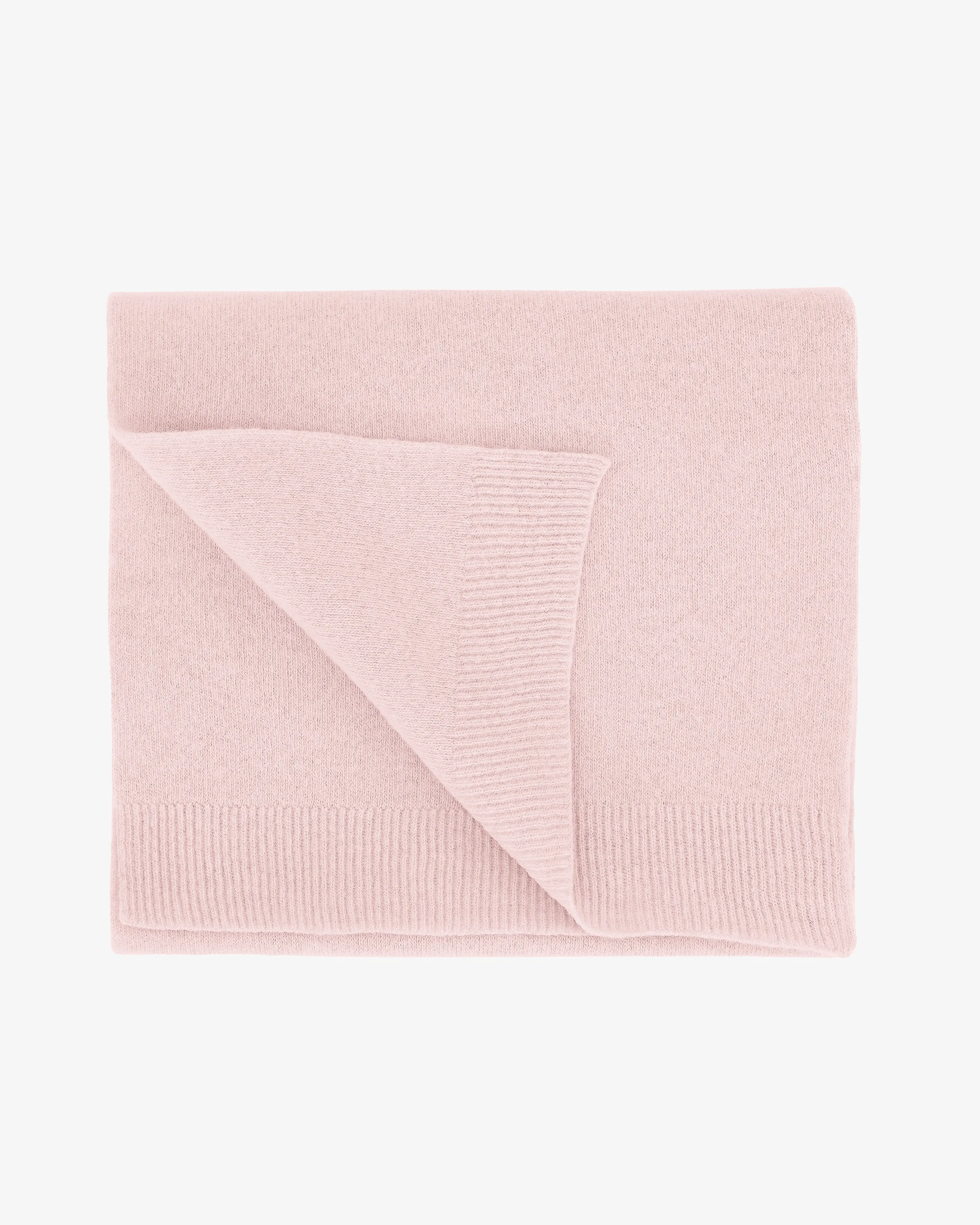 Merino Wool Scarf - Faded Pink