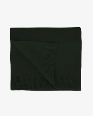 Merino Wool Scarf - Hunter Green