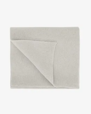 Merino Wool Scarf - Limestone Grey