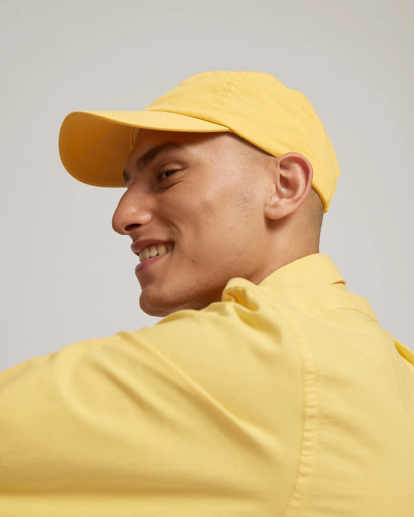 Organic Cotton Cap - Soft Yellow