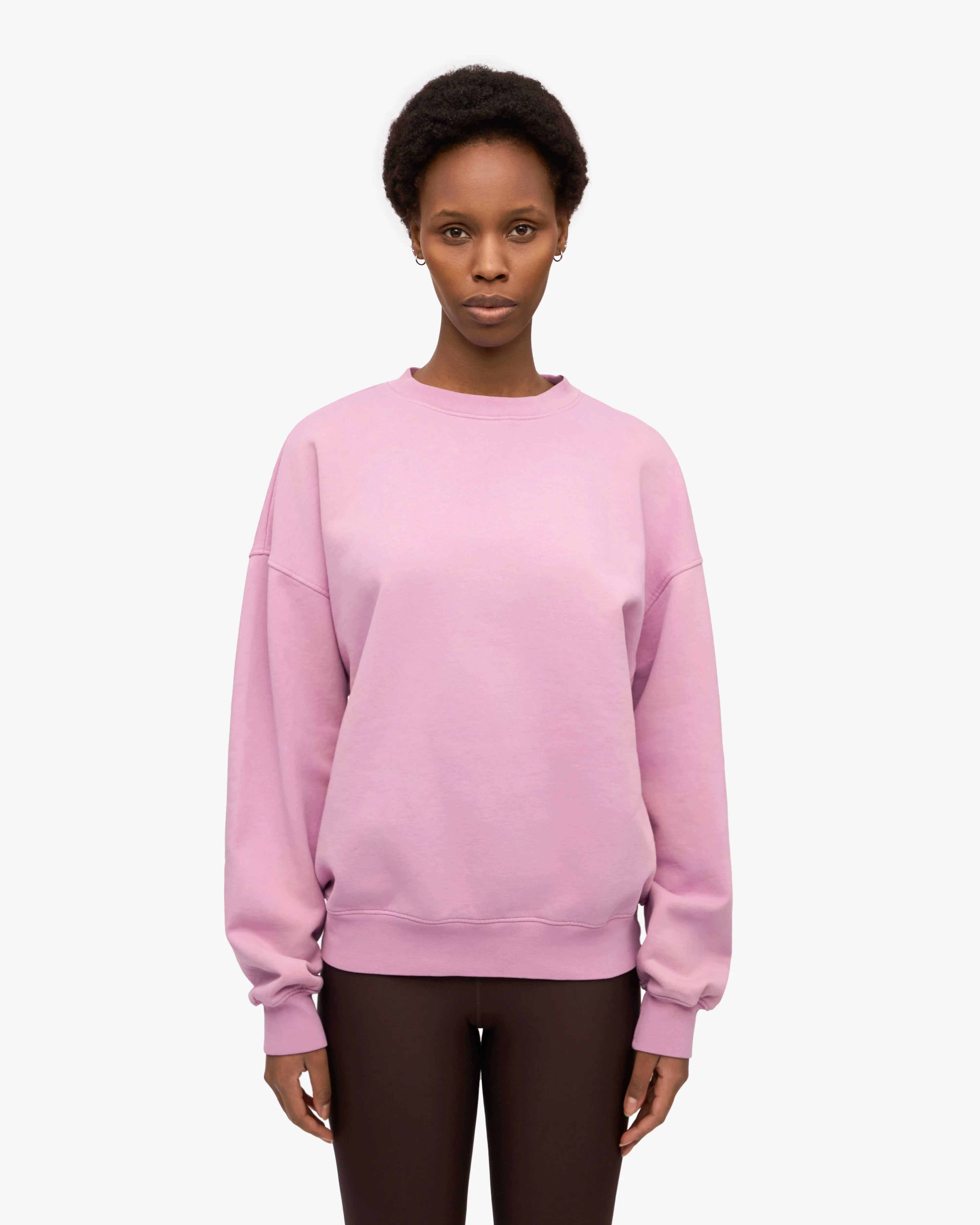 Organic Oversized Crew - Cherry Blossom