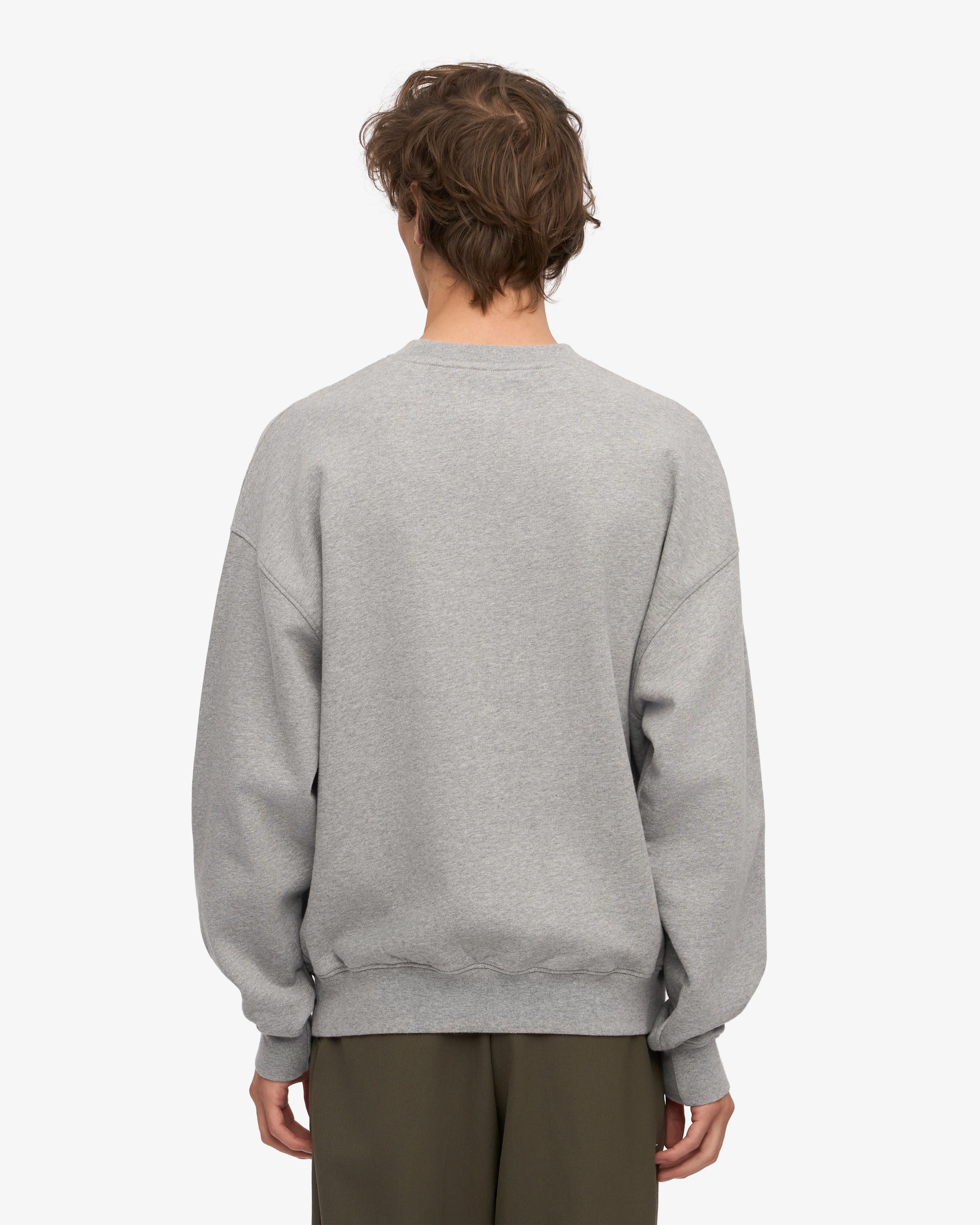 Organic Oversized Crew - Emerald Green