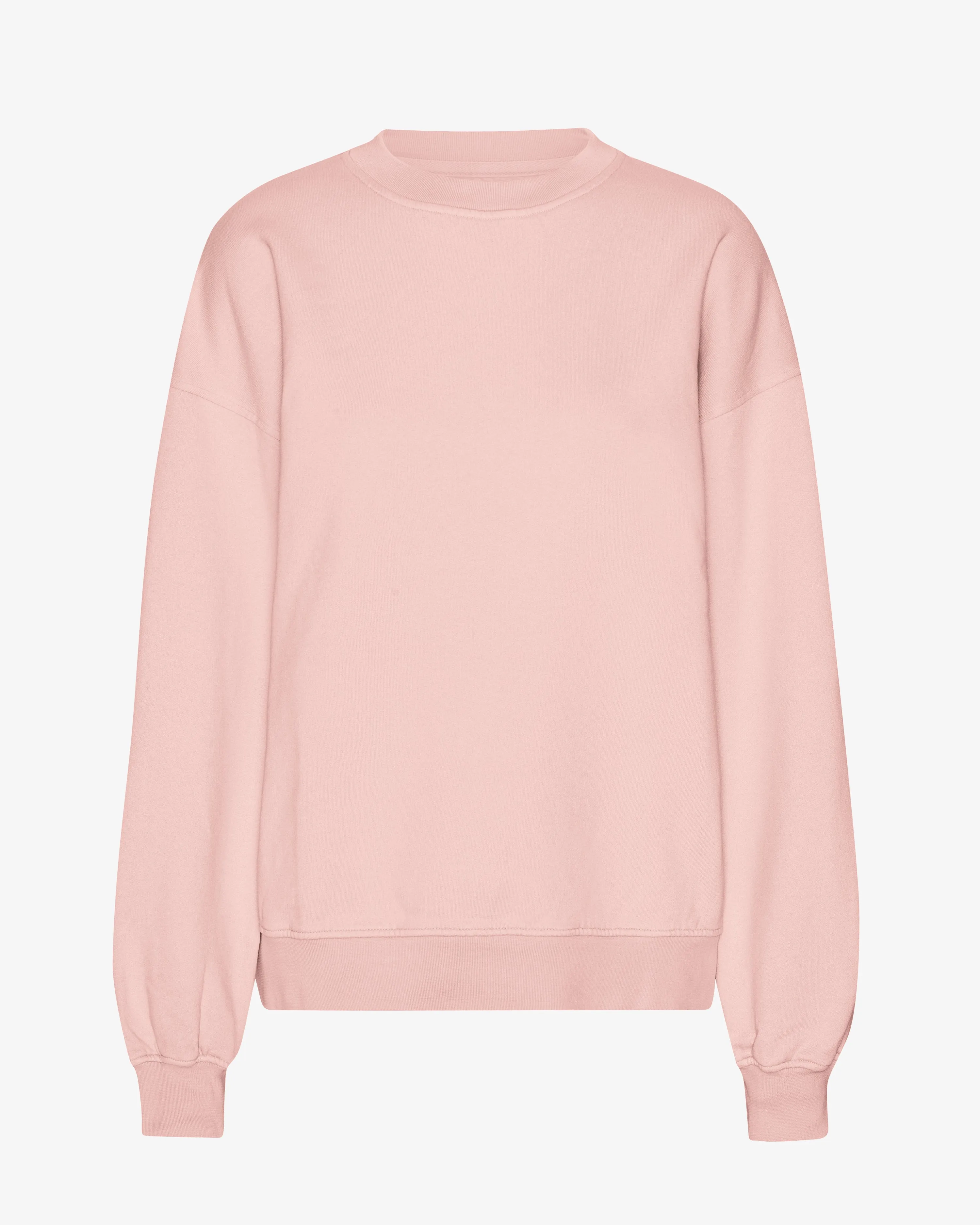 Organic Oversized Crew - Faded Pink