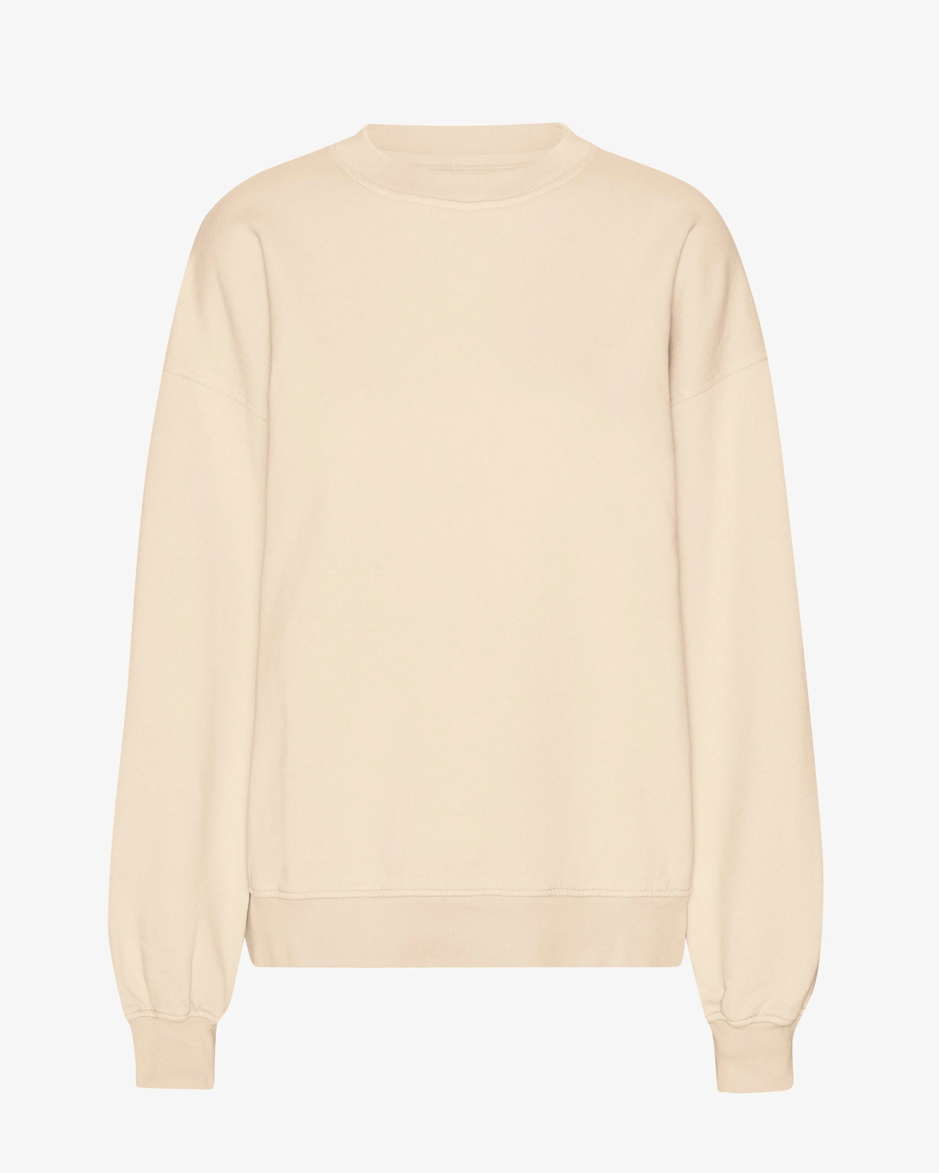 Organic Oversized Crew - Ivory White