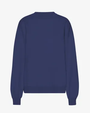 Organic Oversized Crew - Marine Blue