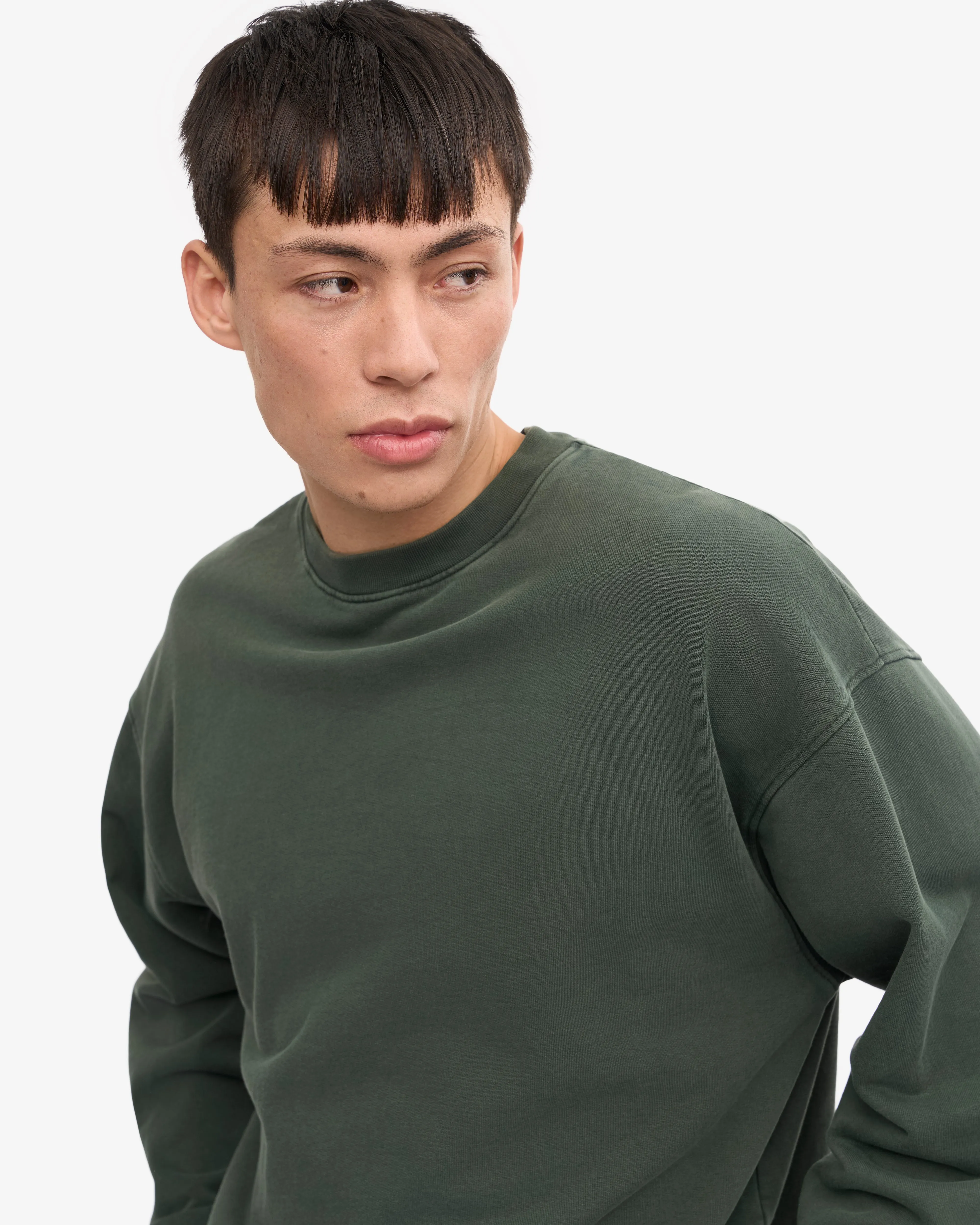 Organic Oversized Crew - Midnight Forest