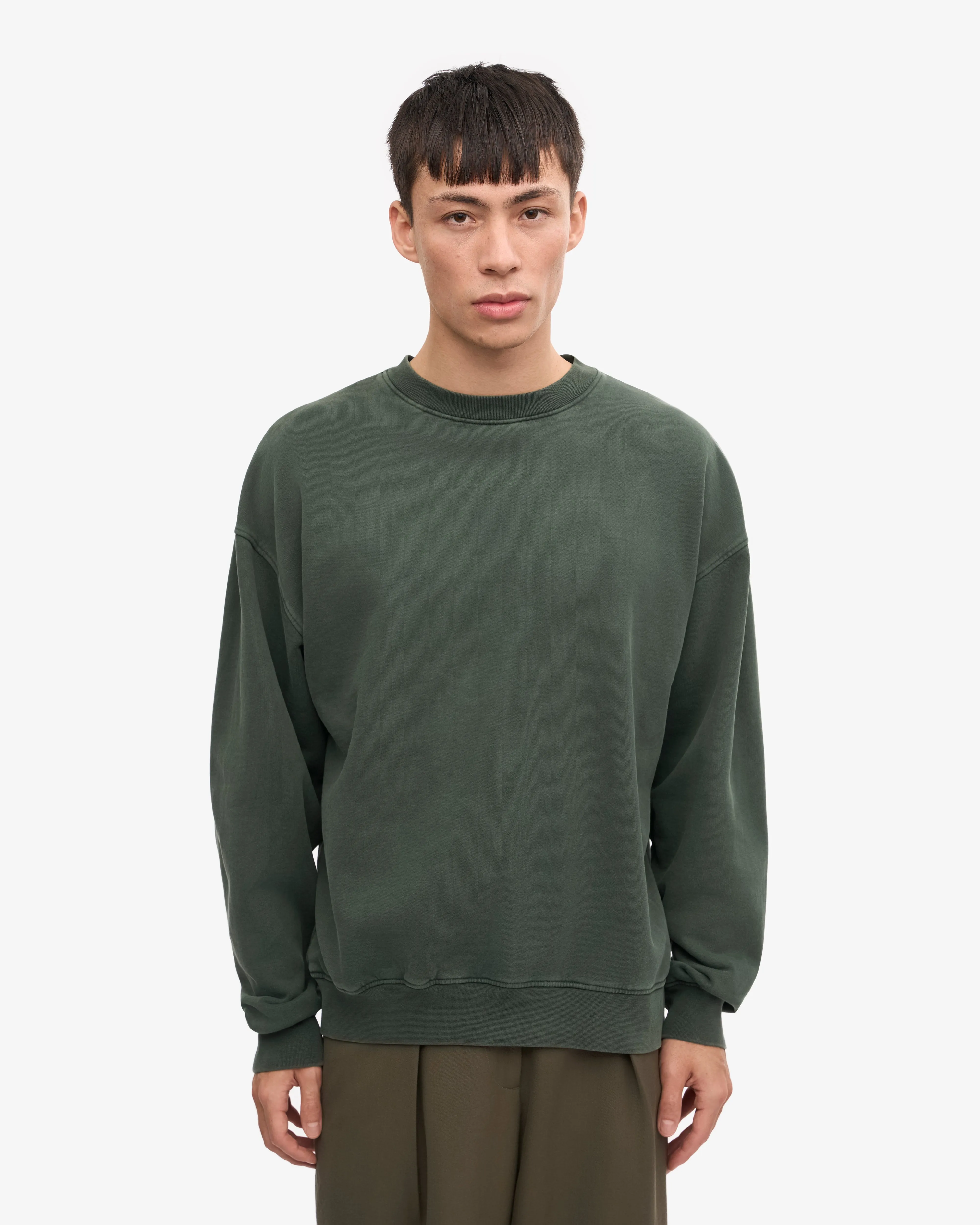 Organic Oversized Crew - Midnight Forest
