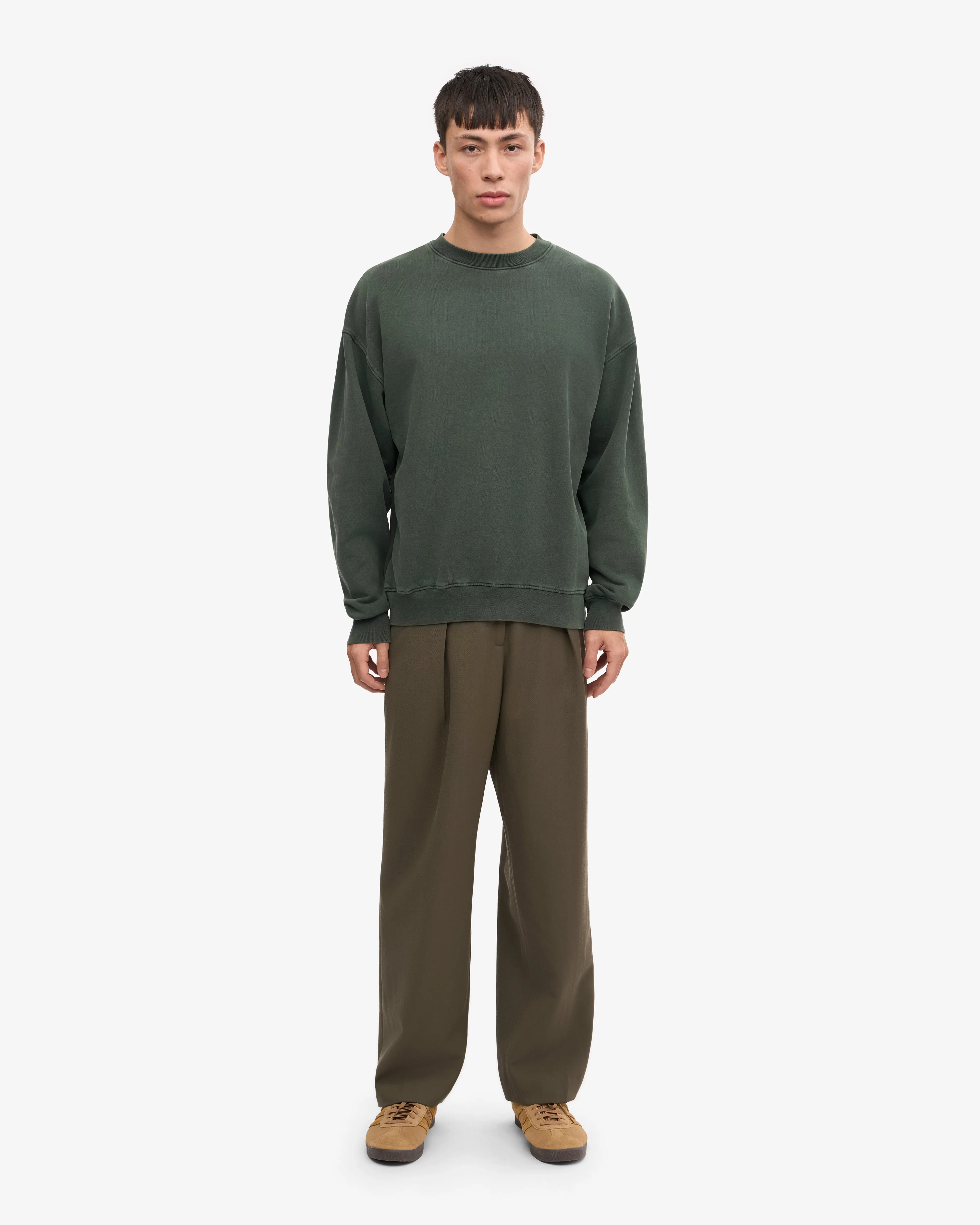 Organic Oversized Crew - Midnight Forest