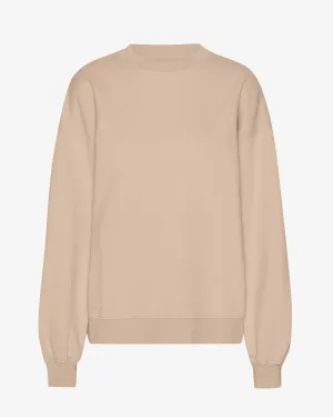 Organic Oversized Crew - Oyster Grey