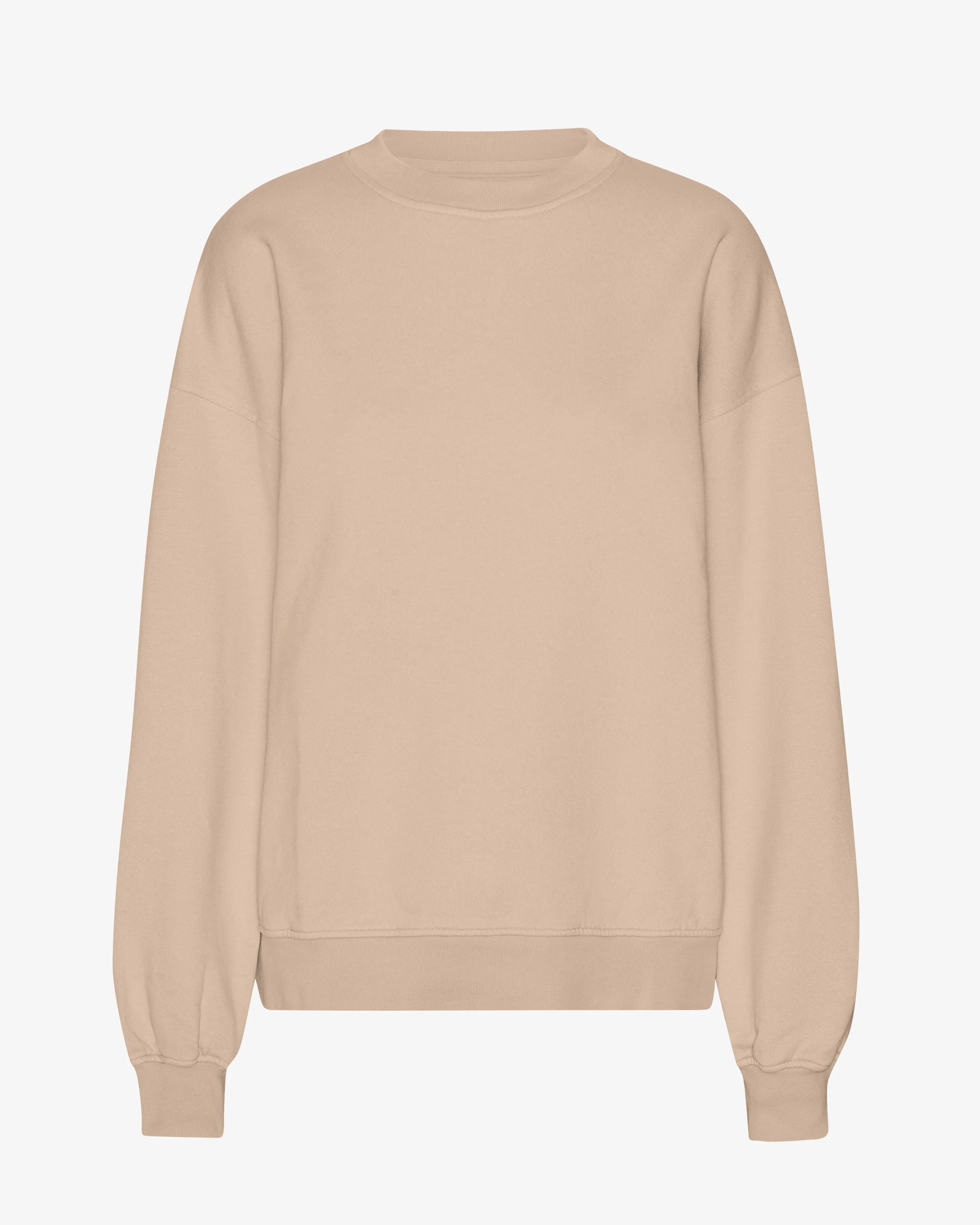 Organic Oversized Crew - Oyster Grey