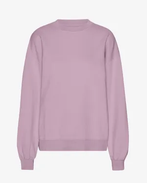 Organic Oversized Crew - Pearly Purple