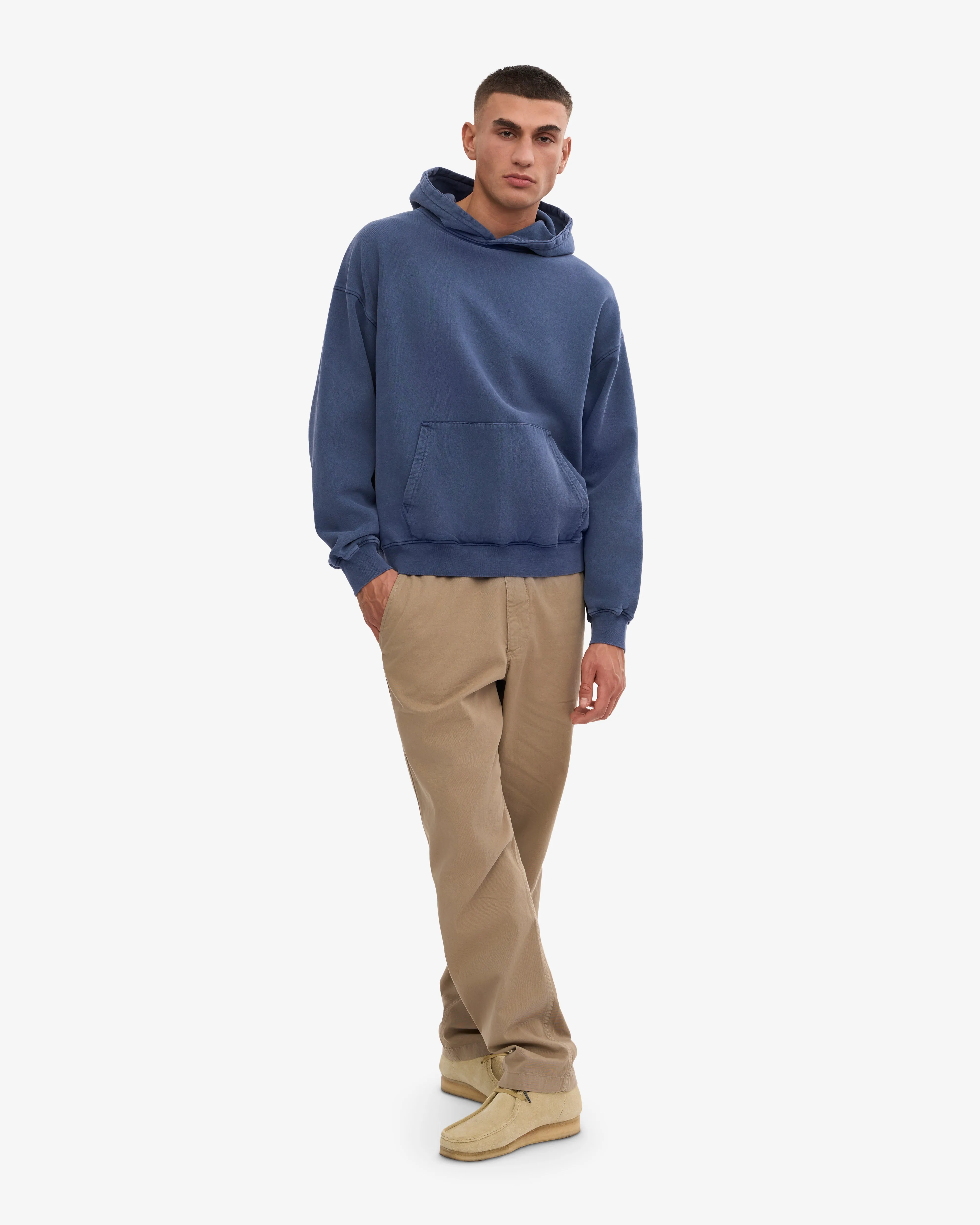 Organic Oversized Hood - Neptune Blue