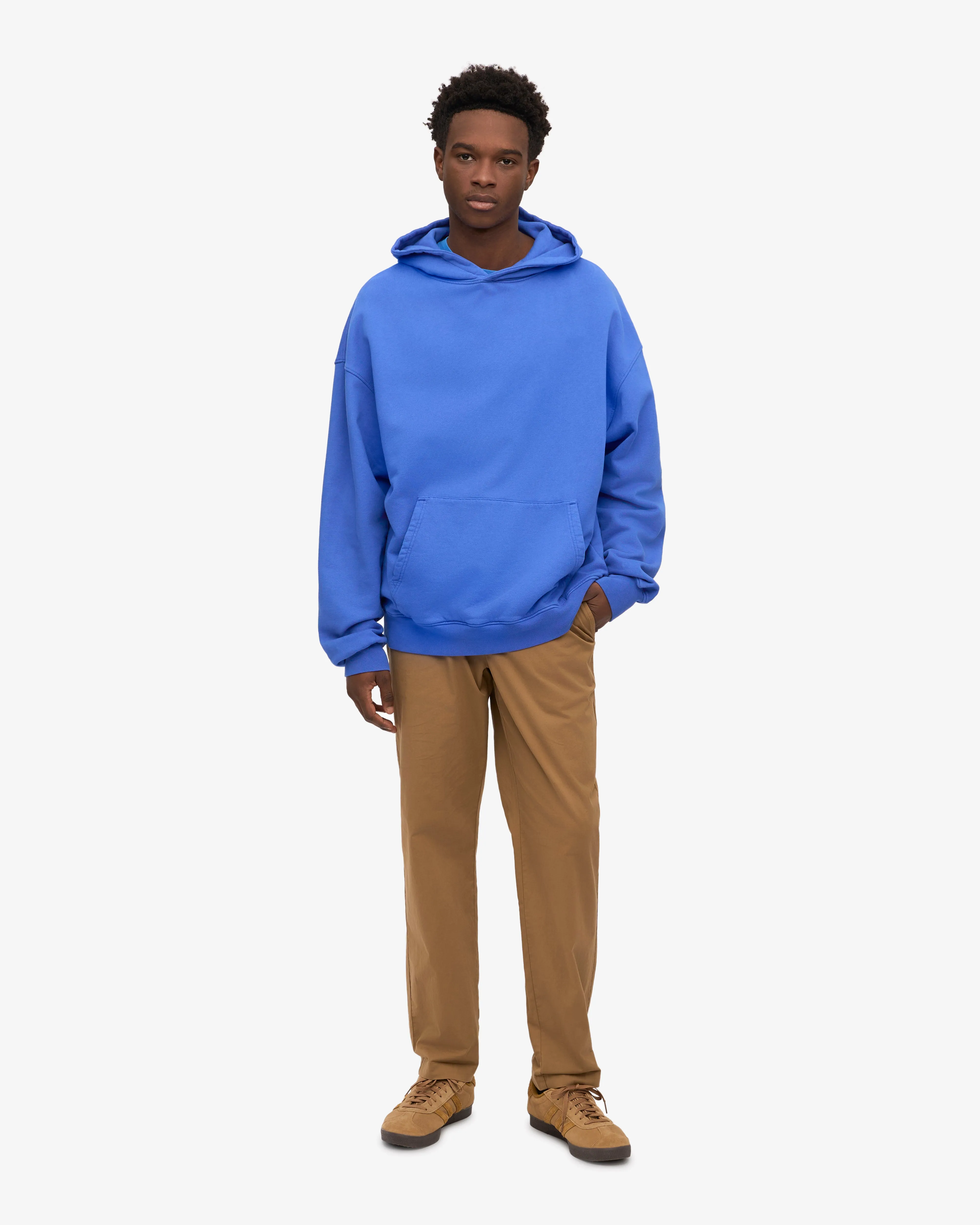 Organic Oversized Hood - Sapphire Blue