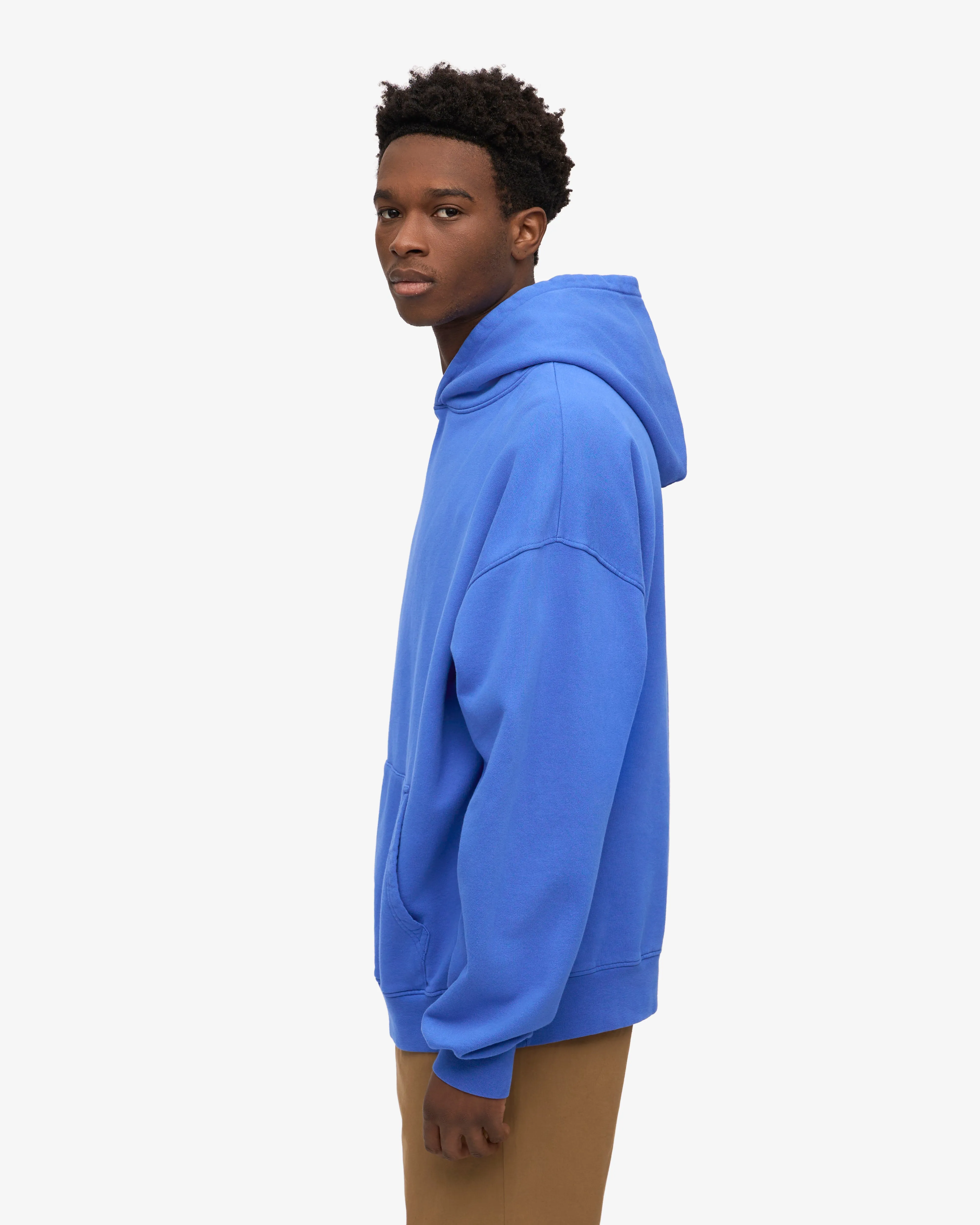 Organic Oversized Hood - Sapphire Blue
