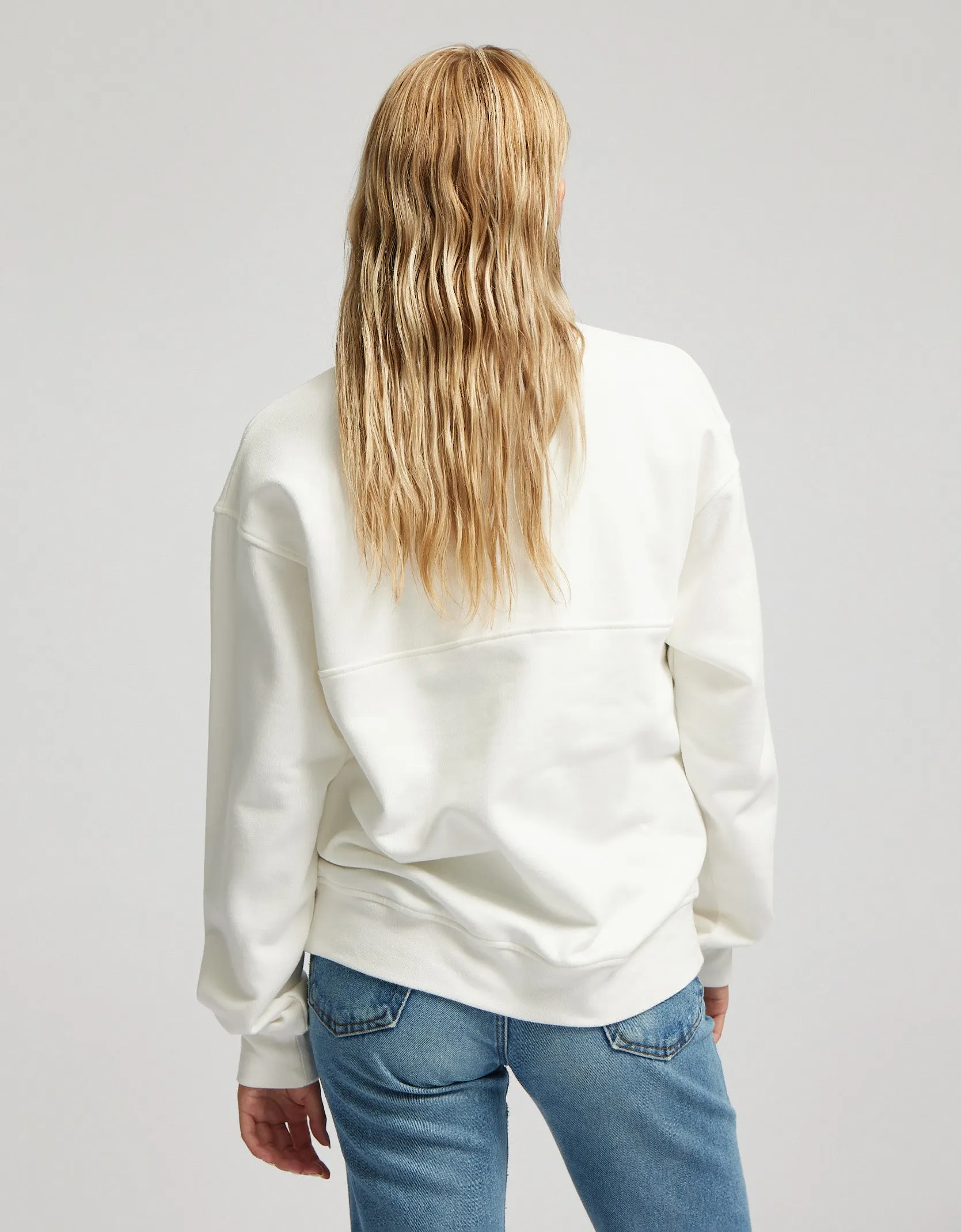 Organic Quarter Zip - Ocean Green